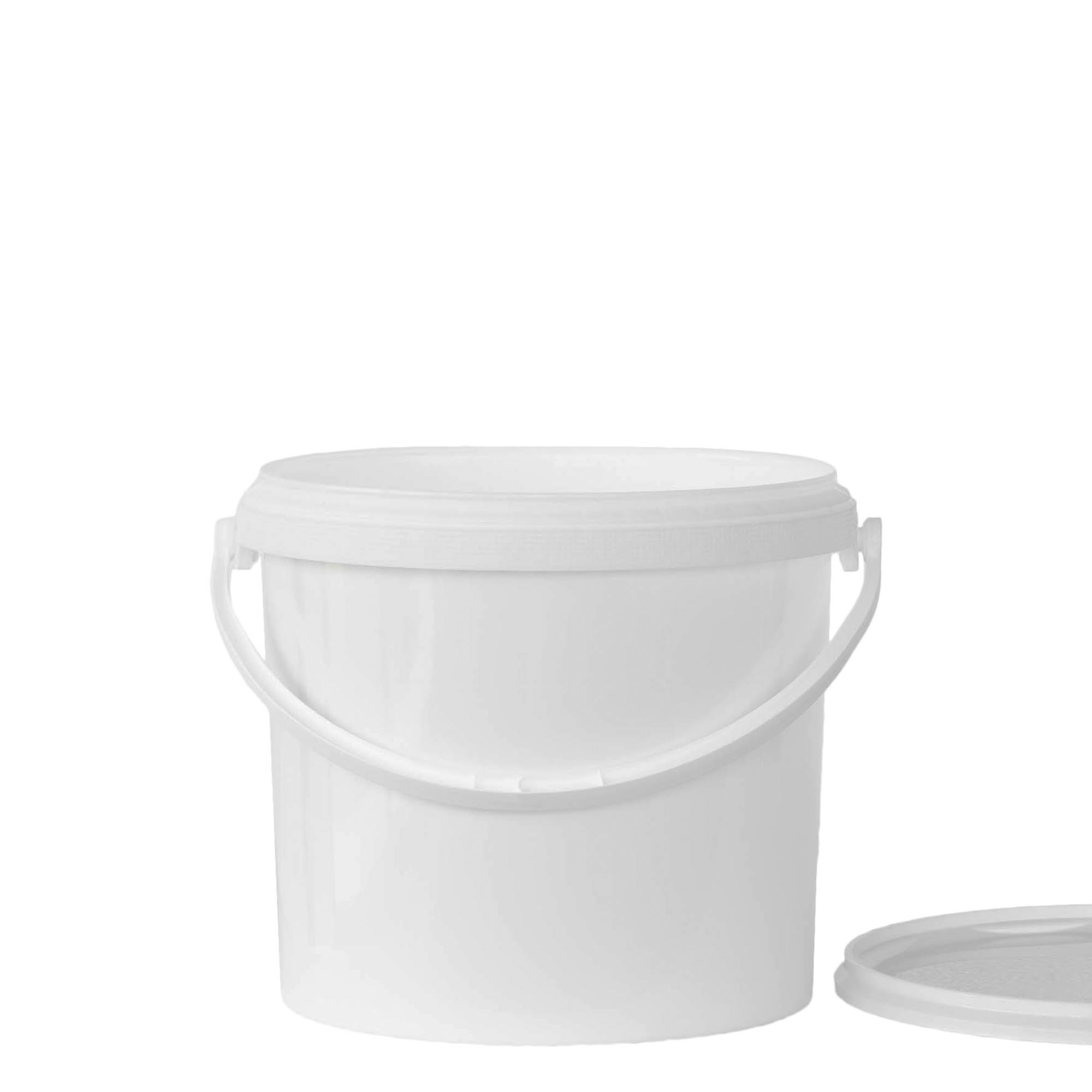 5 l ämpäri, PP-muovi, valkoinen 5 l ämpäri, PP-muovi, valkoinen