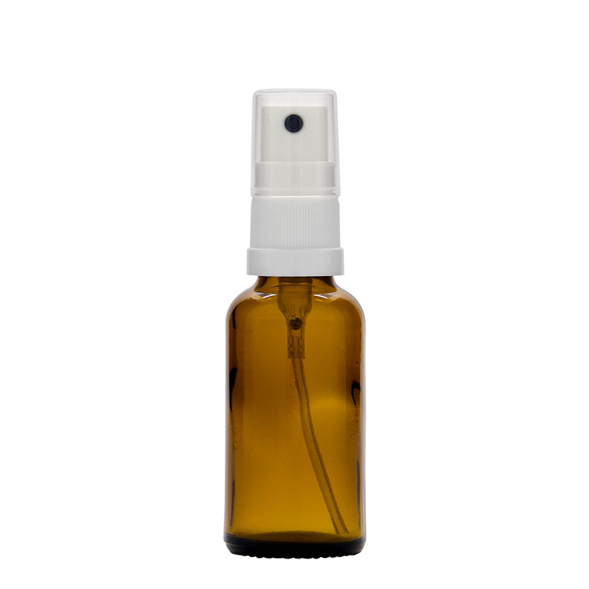 30 ml suihkepullo lääke, lasia, ruskea, suuaukko: DIN 18