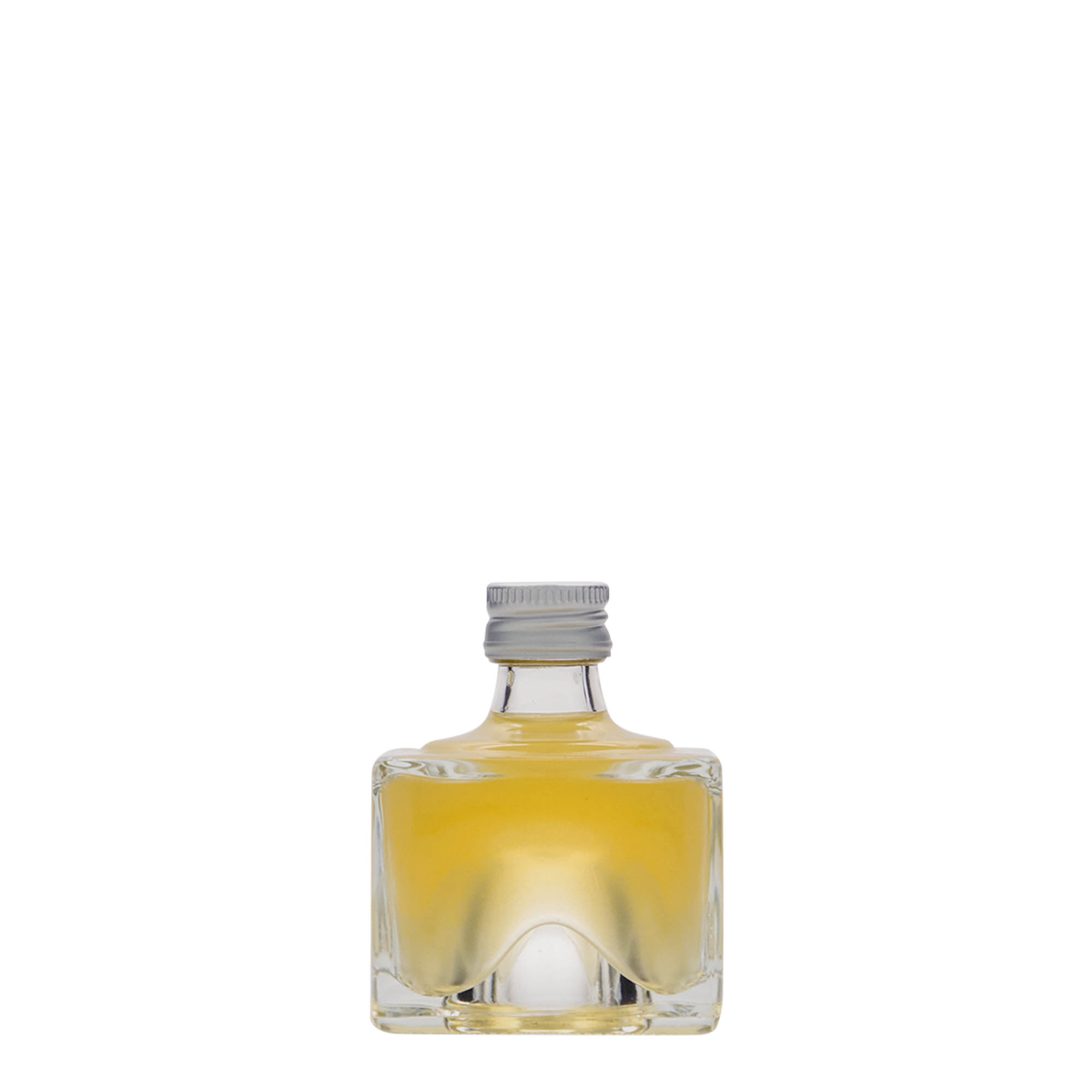 40 ml lasipullo 'Cocolores', neliömäinen, suuaukko: PP 18