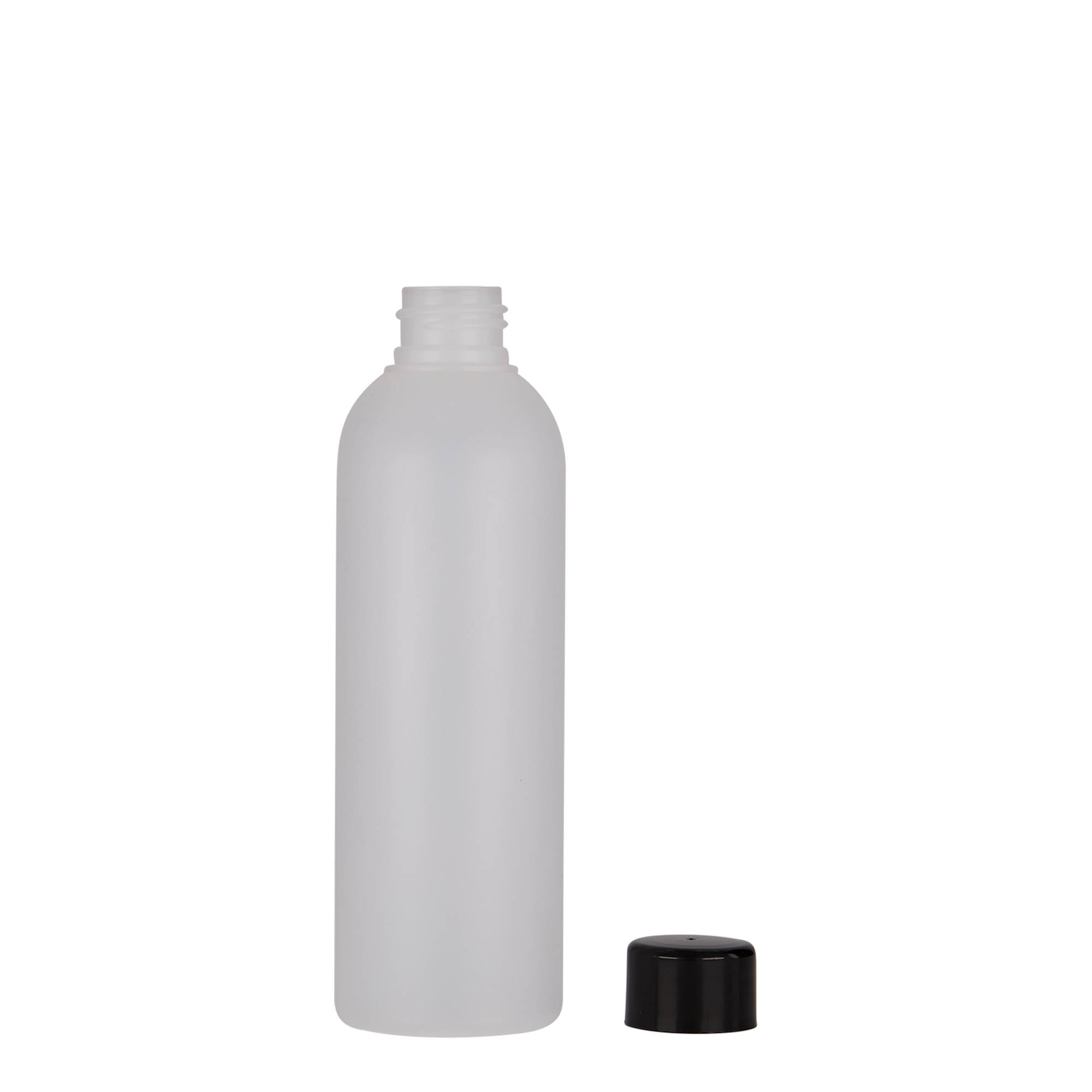 200 ml muovipullo 'Tuffy', HDPE, luonnonväri, suuaukko: 24/410
