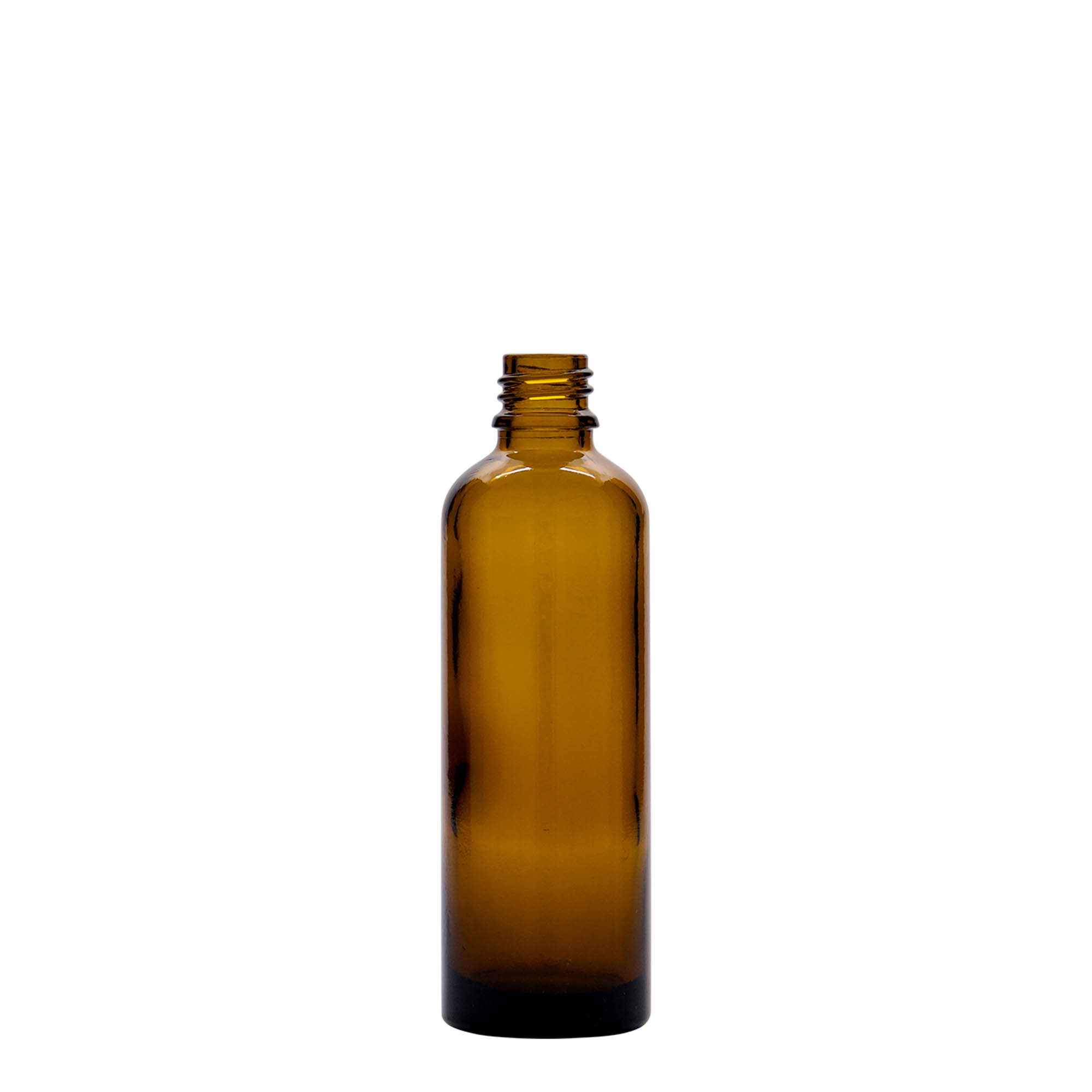 75 ml lääkepullo, lasia, ruskea, suuaukko: DIN 18 75 ml lääkepullo, lasia, ruskea, suuaukko: DIN 18