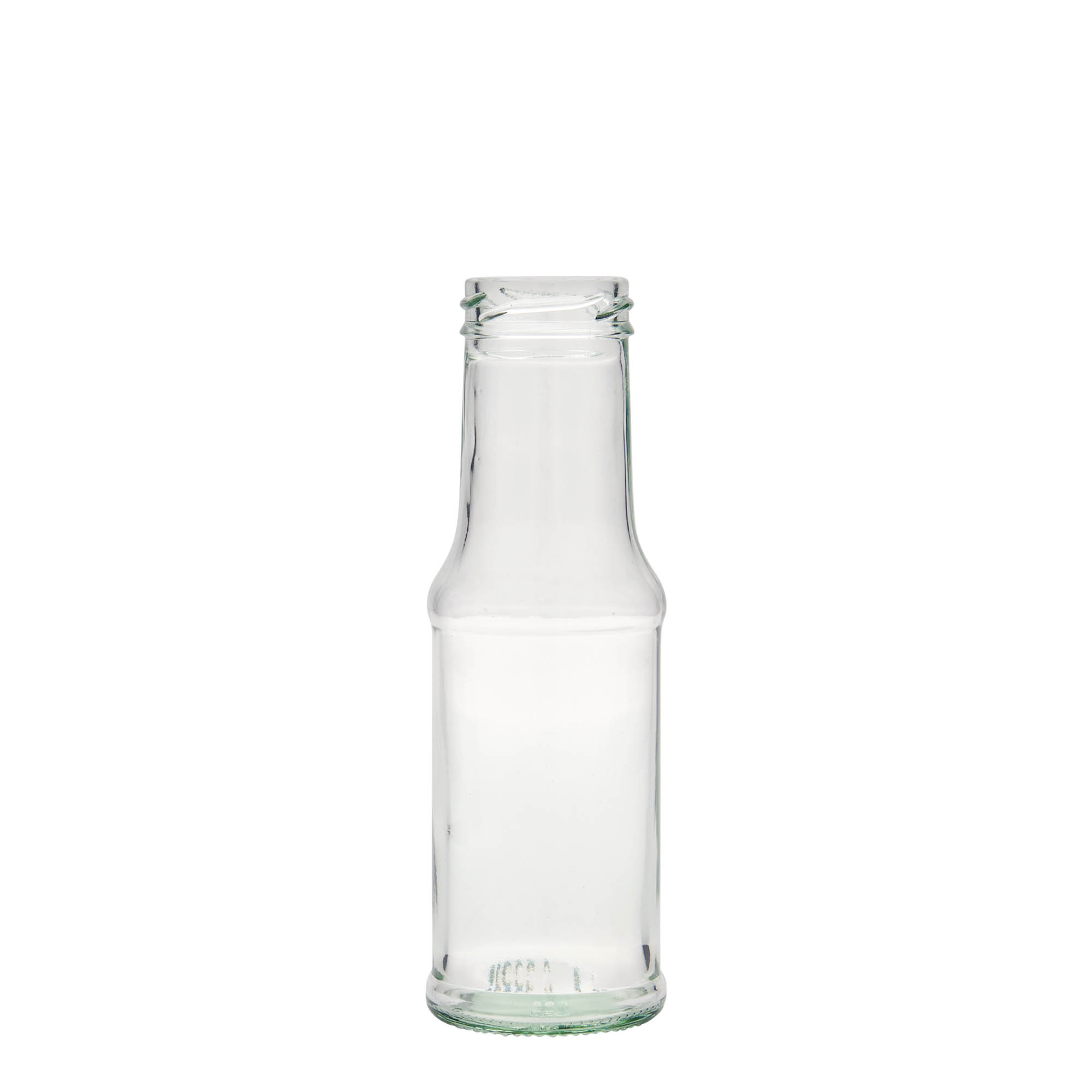 200 ml kastikepullo, lasia, suuaukon tyyppi: Twist-off (TO 43)