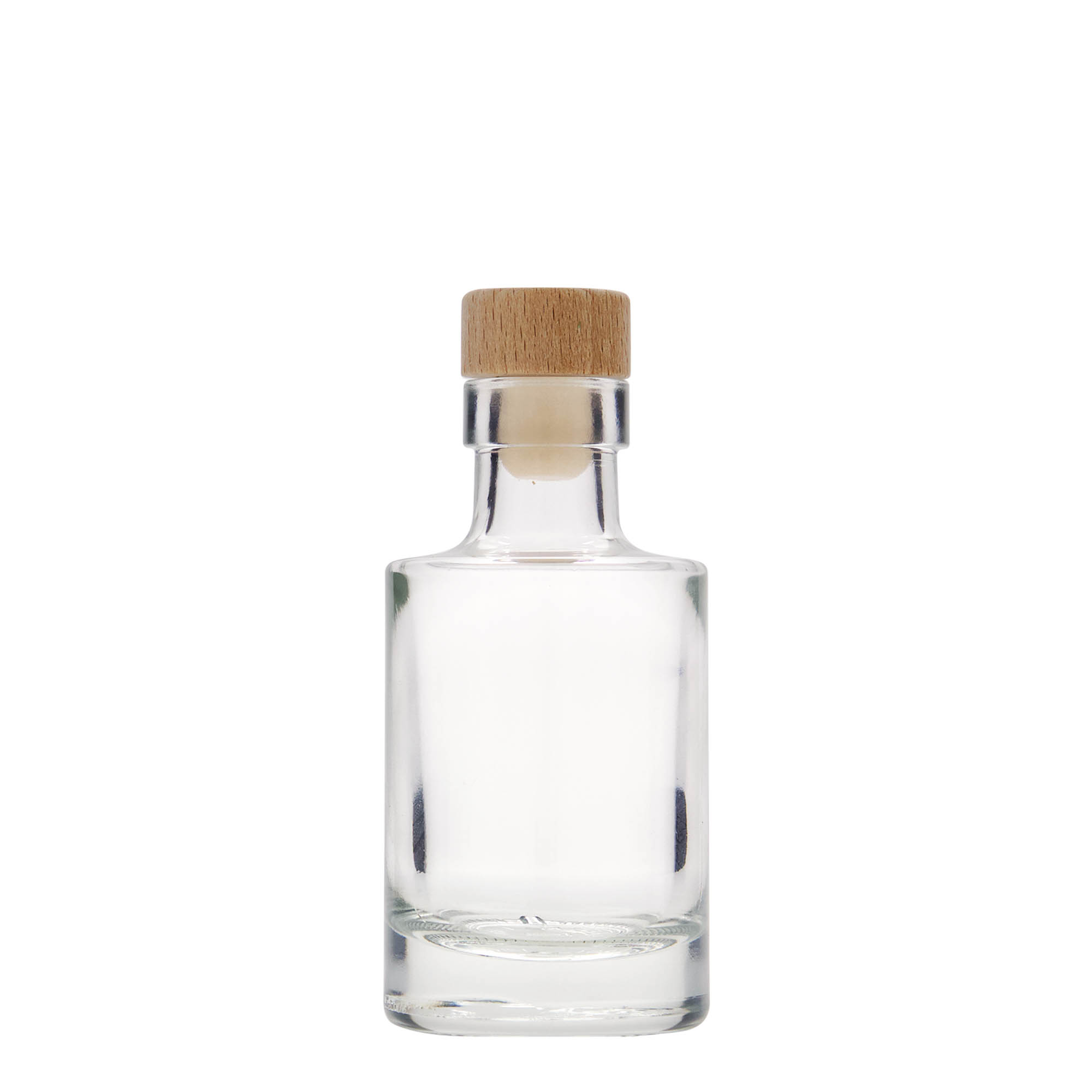 100 ml lasipullo ”Aventura”, suu: korkki