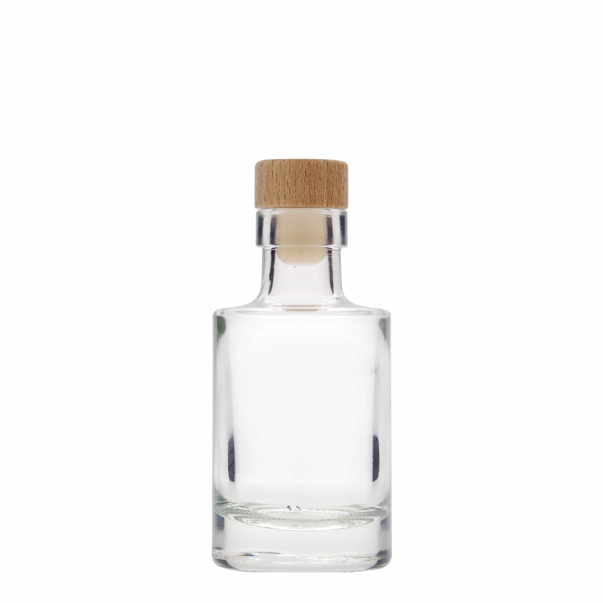 100 ml lasipullo ”Aventura”, suu: korkki