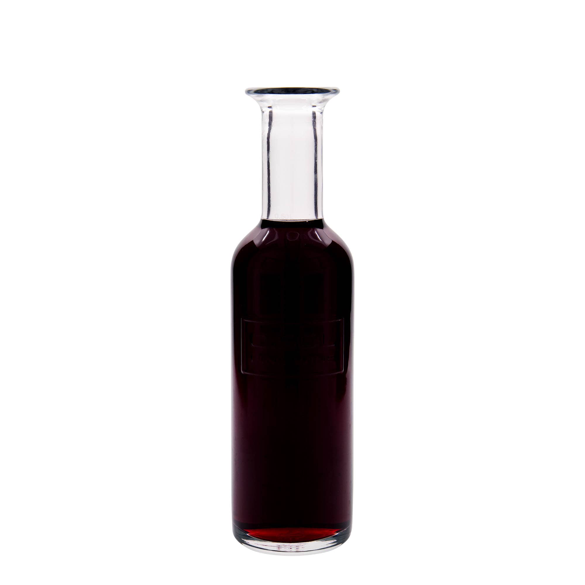 500 ml lasipullo 'Optima Fine Wine', suu: korkki
