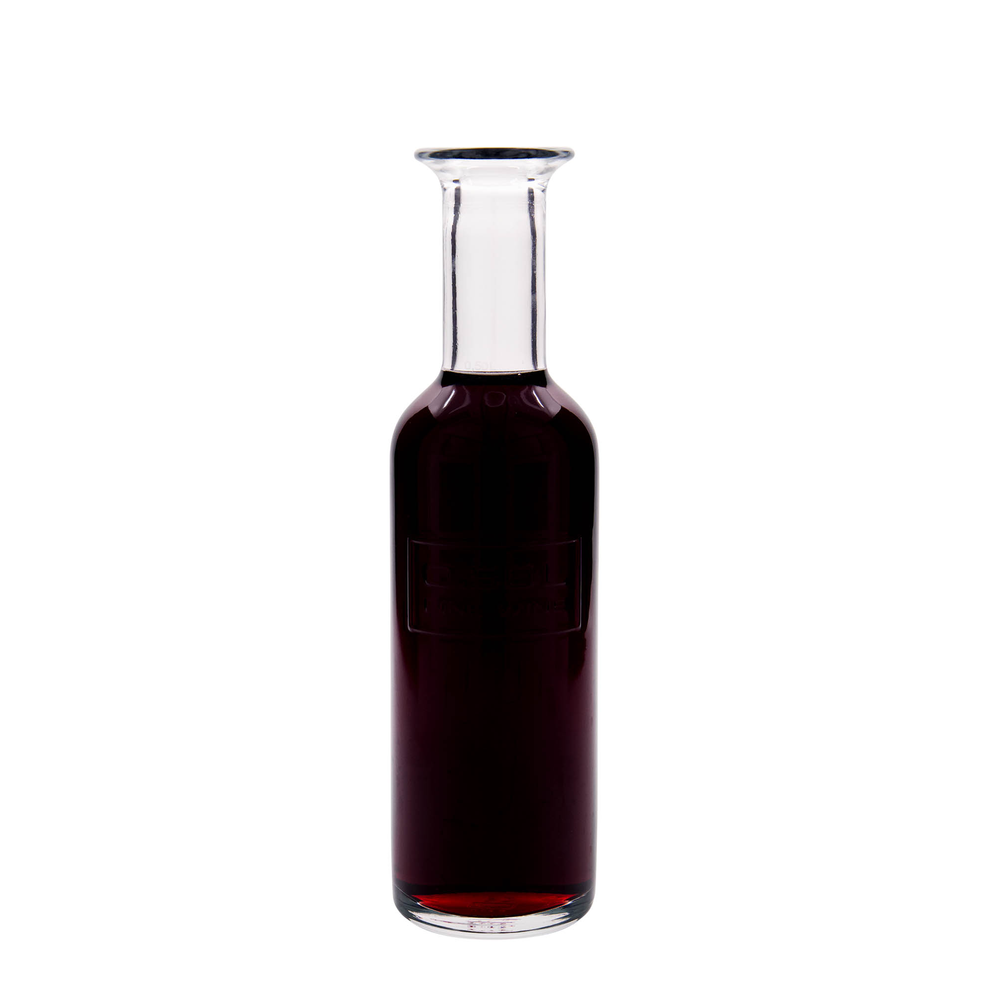 500 ml lasipullo 'Optima Fine Wine', suuaukko: korkki