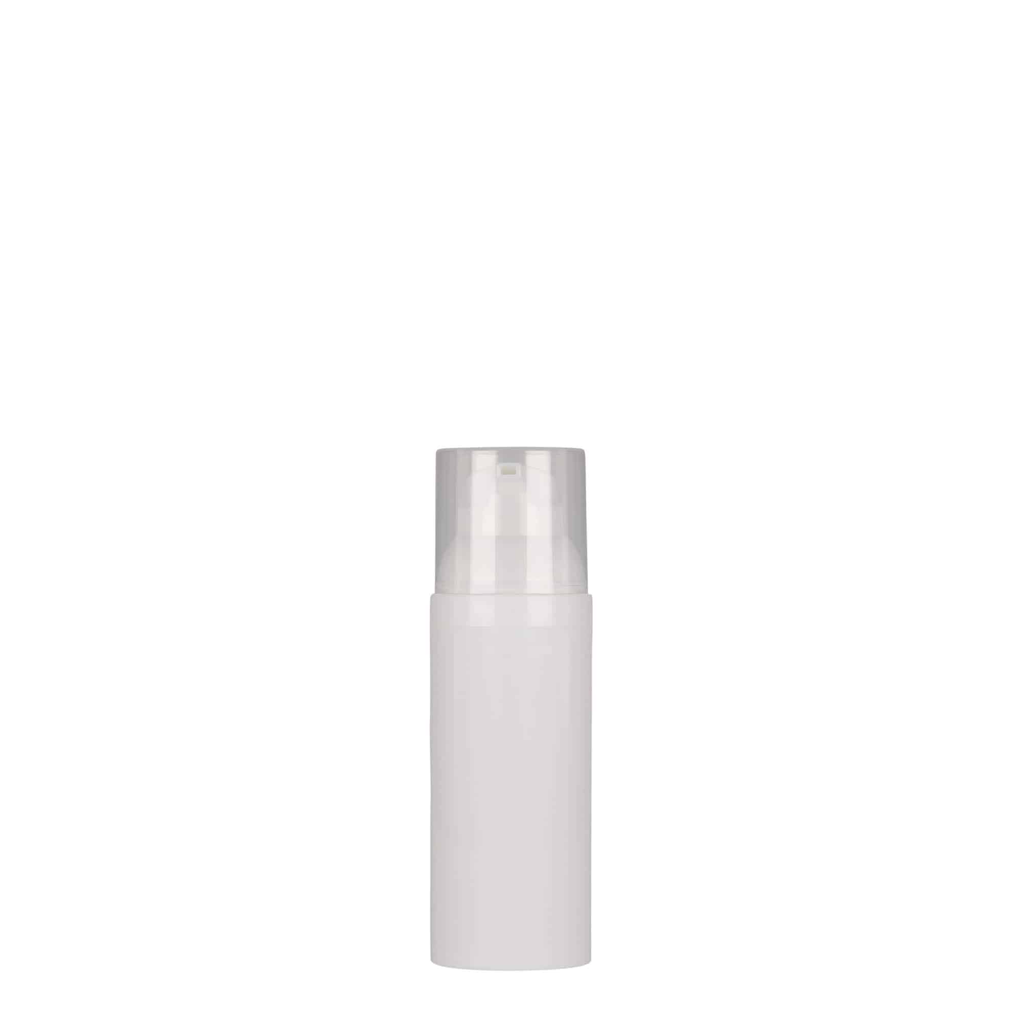 50 ml Airless-annostelija 'Mezzo', PP-muovi, valkoinen