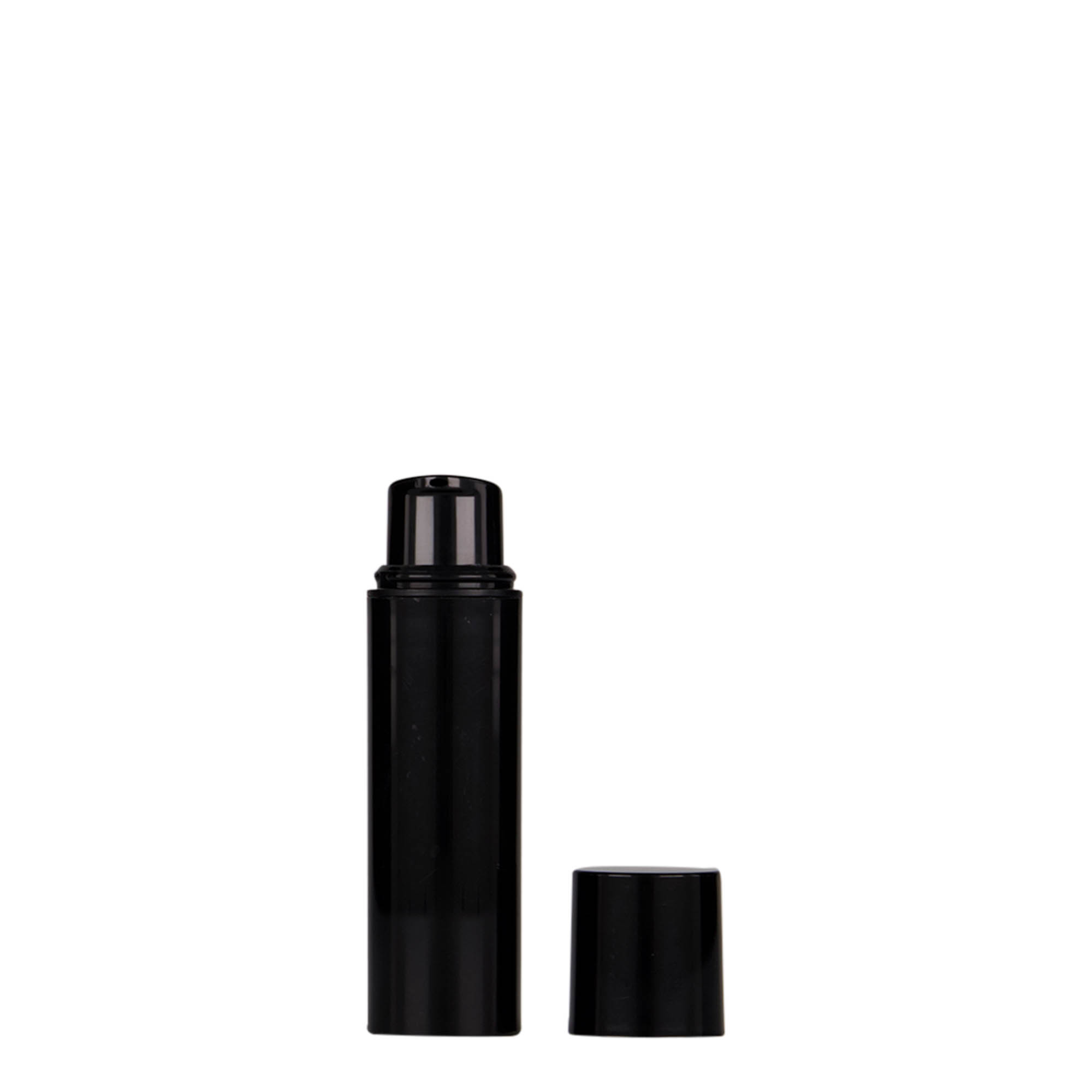 10 ml Airless-annostelija 'Nano', PP-muovi, musta 10 ml Airless-annostelija 'Nano', PP-muovi, musta