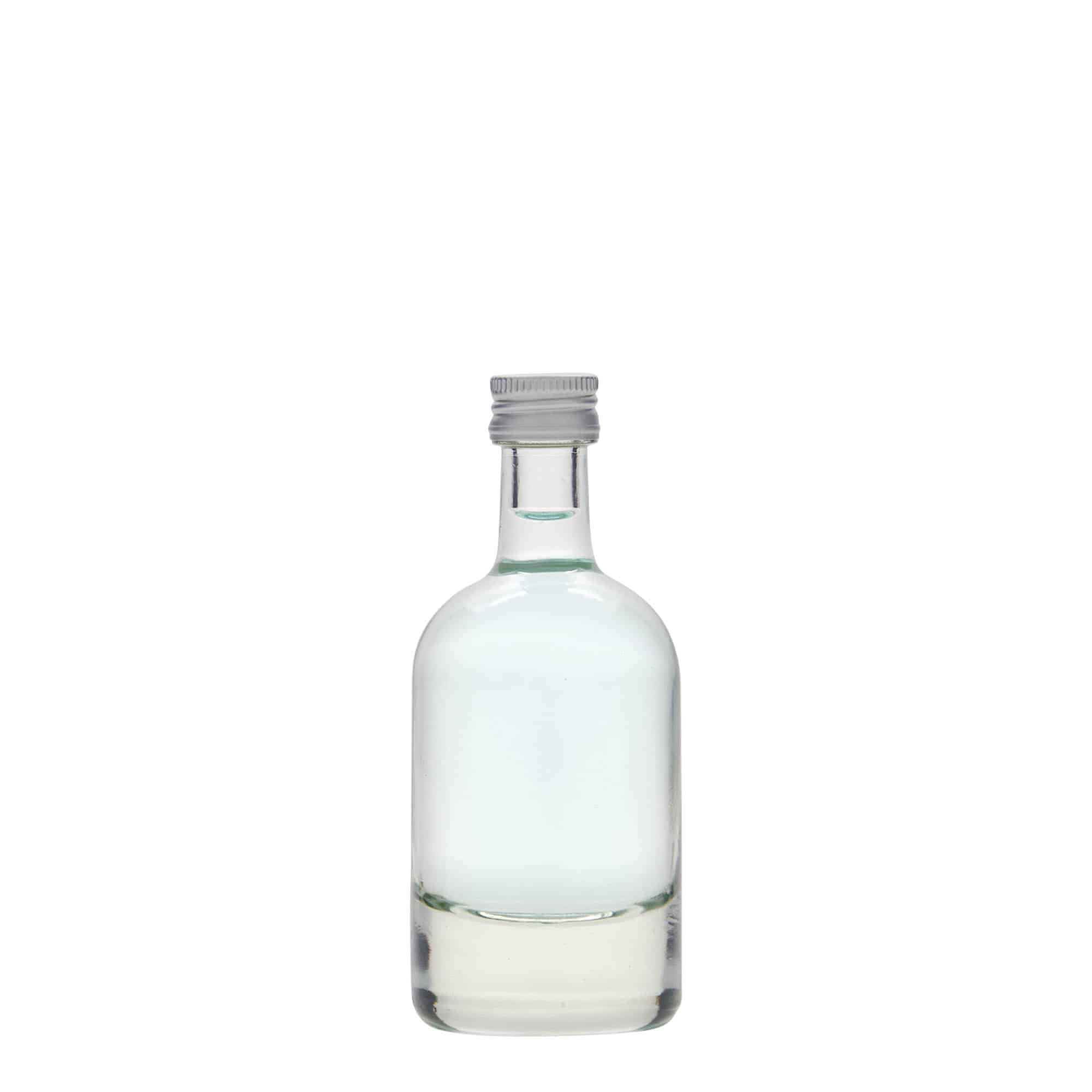 50 ml lasipullo 'Linea Uno', suuaukko: PP 18 50 ml lasipullo 'Linea Uno', suuaukko: PP 18