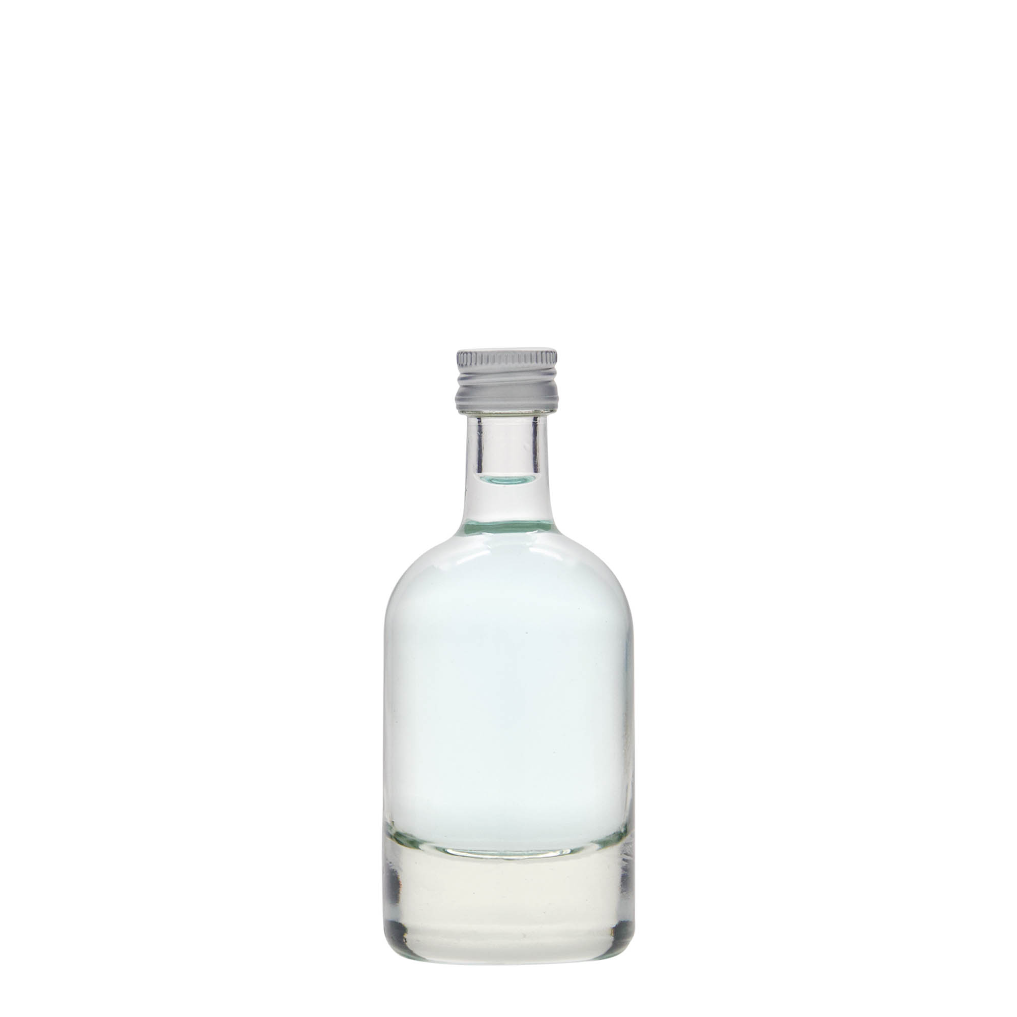 50 ml lasipullo 'Linea Uno', suuaukko: PP 18 50 ml lasipullo 'Linea Uno', suuaukko: PP 18
