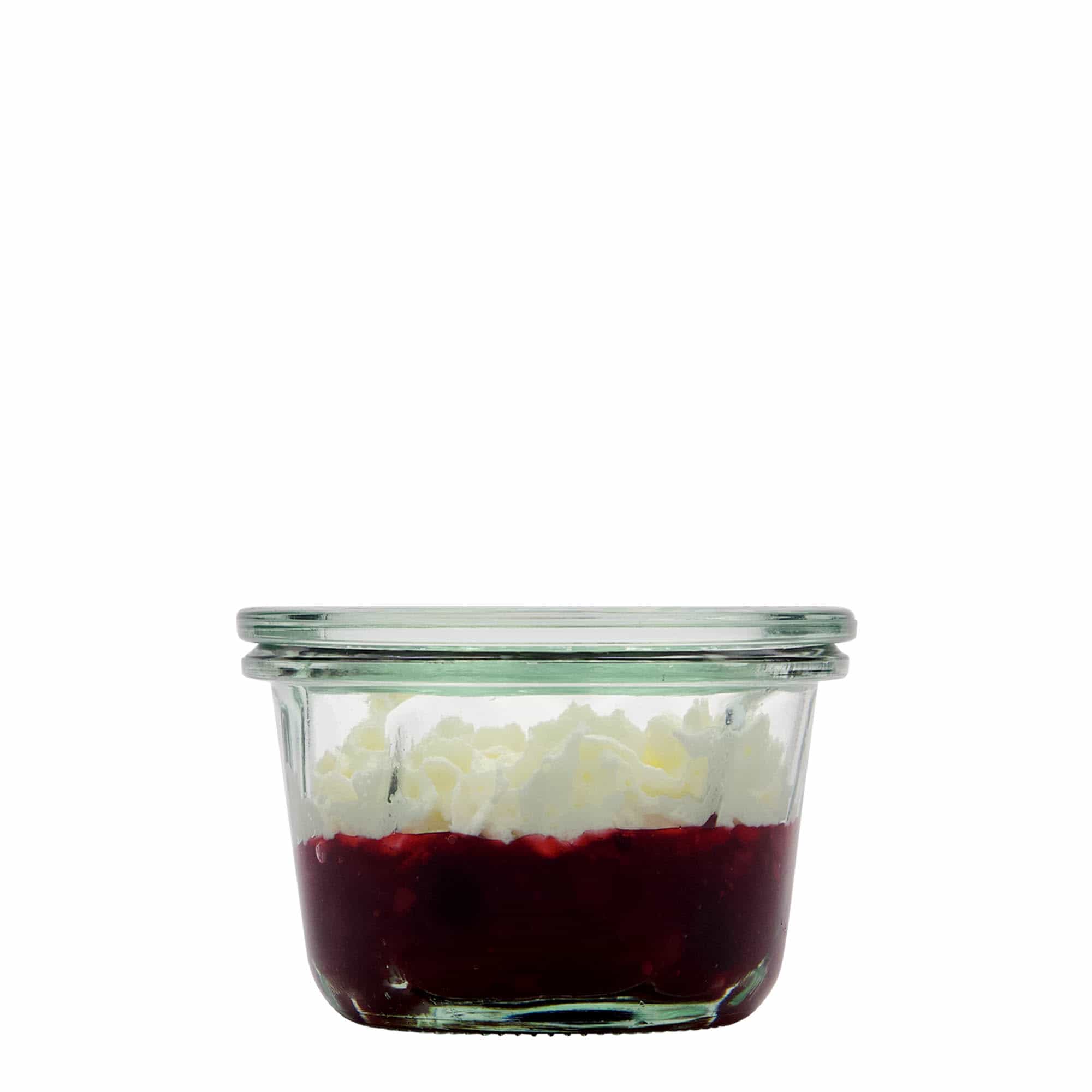 165 ml WECK-kakkuvuokapurkki, suuaukko: pyöreä reuna