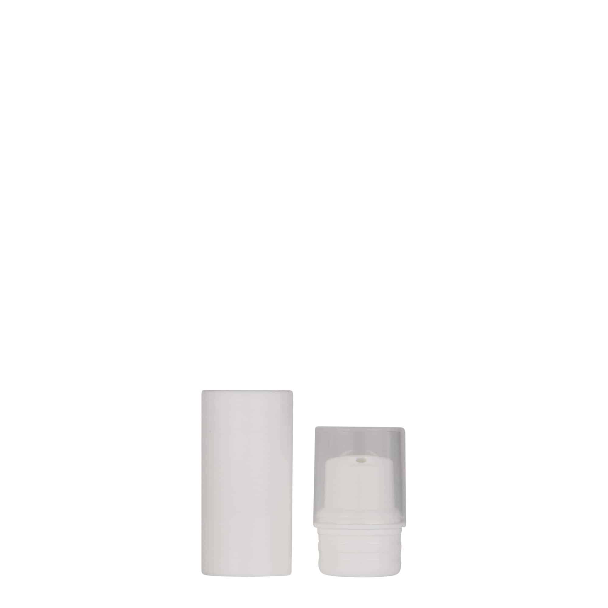 5 ml Airless-annostelija 'Nano', PP-muovi, valkoinen