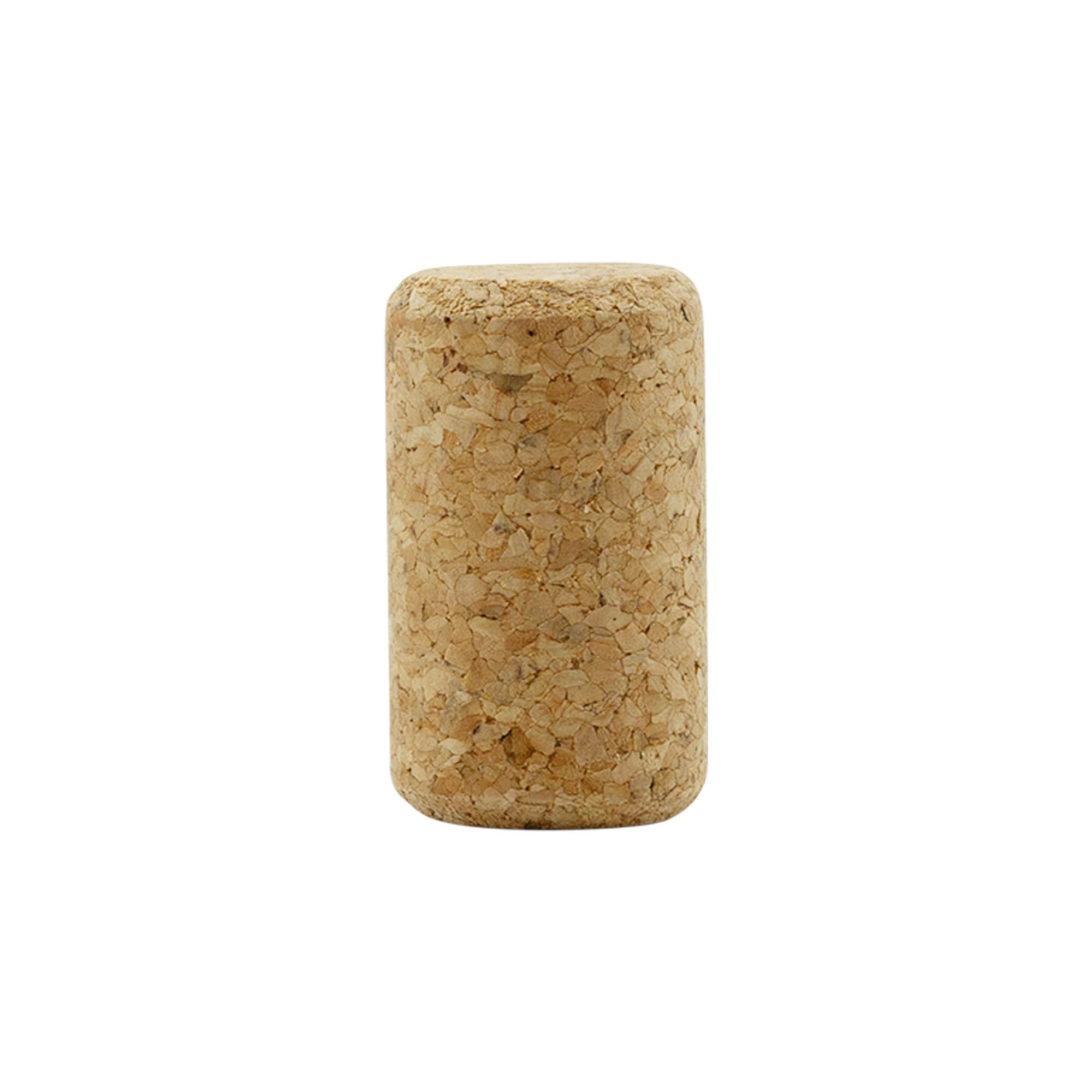Viinipullon korkki 22,5 mm, puristuskorkki, beige, suulle: korkki
