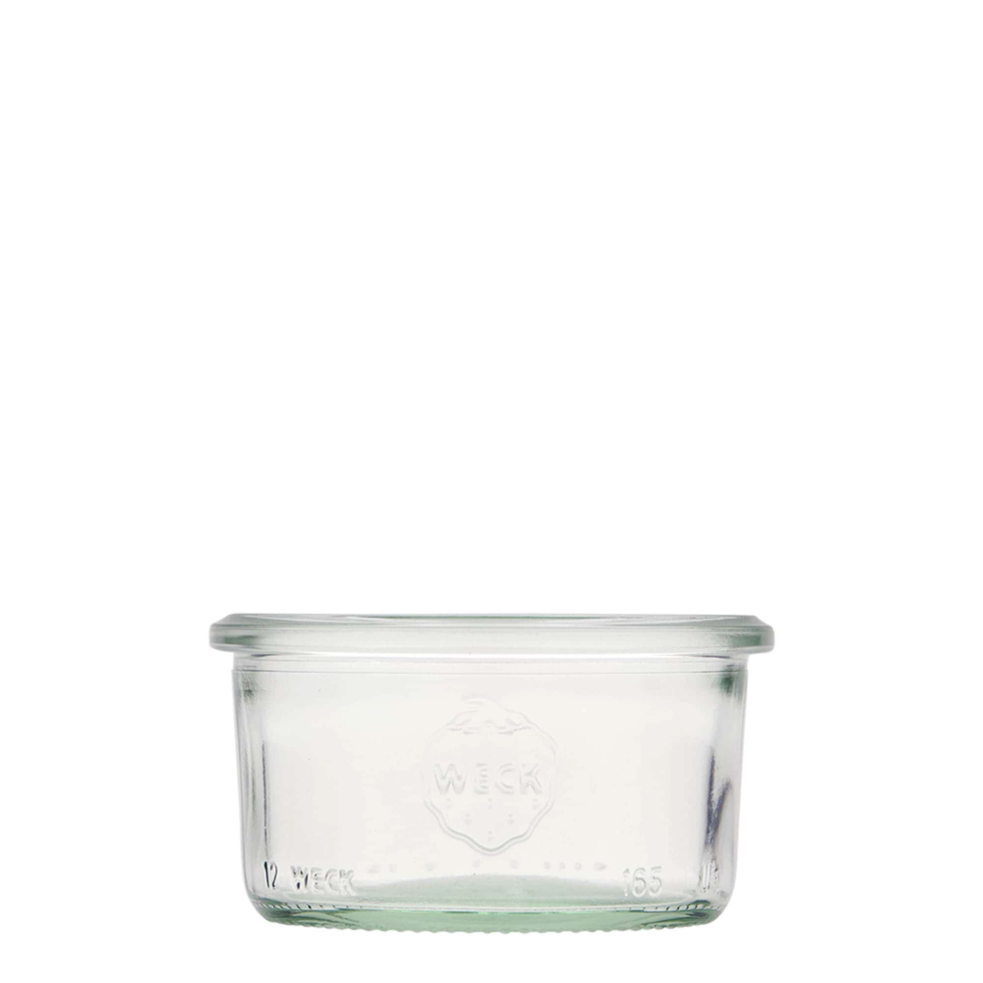 165 ml WECK-käännettävä lasi, suuaukko: pyöreä reuna