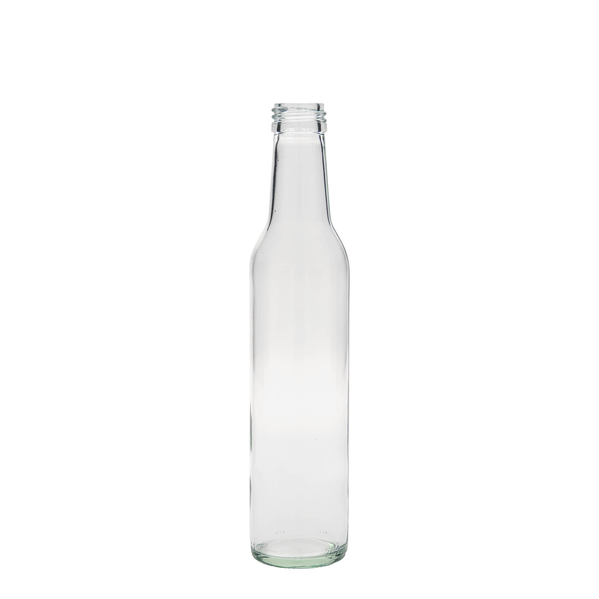 250 ml lasipullo 'Cilindrica', suuaukko: PP 28 250 ml lasipullo 'Cilindrica', suuaukko: PP 28