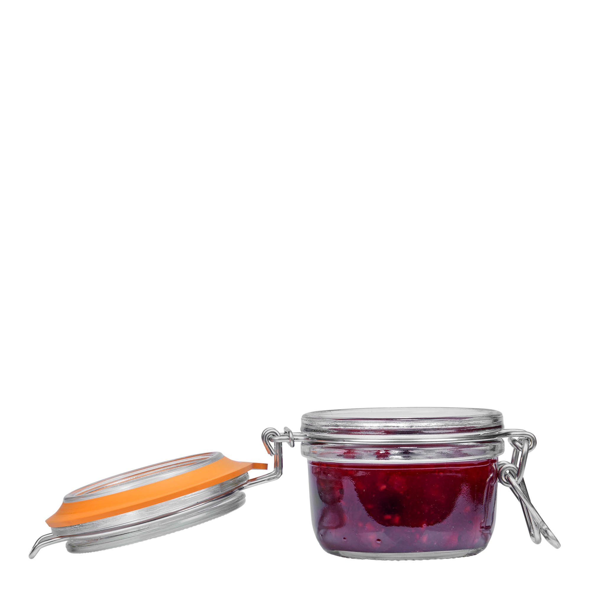 125 ml langallinen purkki 'Le Parfait Super Terrine', suuaukko: langallinen suljin 125 ml langallinen purkki 'Le Parfait Super Terrine', suuaukko: langallinen suljin