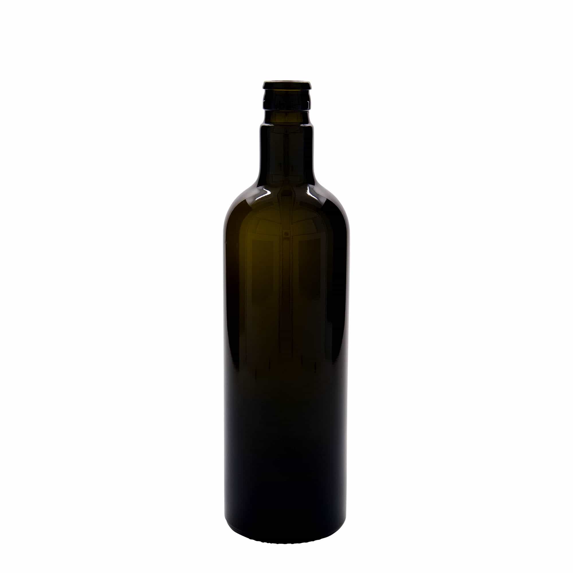750 ml etikka-/öljypullo 'Willy New', lasi, antiikinvihreä, suu: DOP 750 ml etikka-/öljypullo 'Willy New', lasi, antiikinvihreä, suu: DOP
