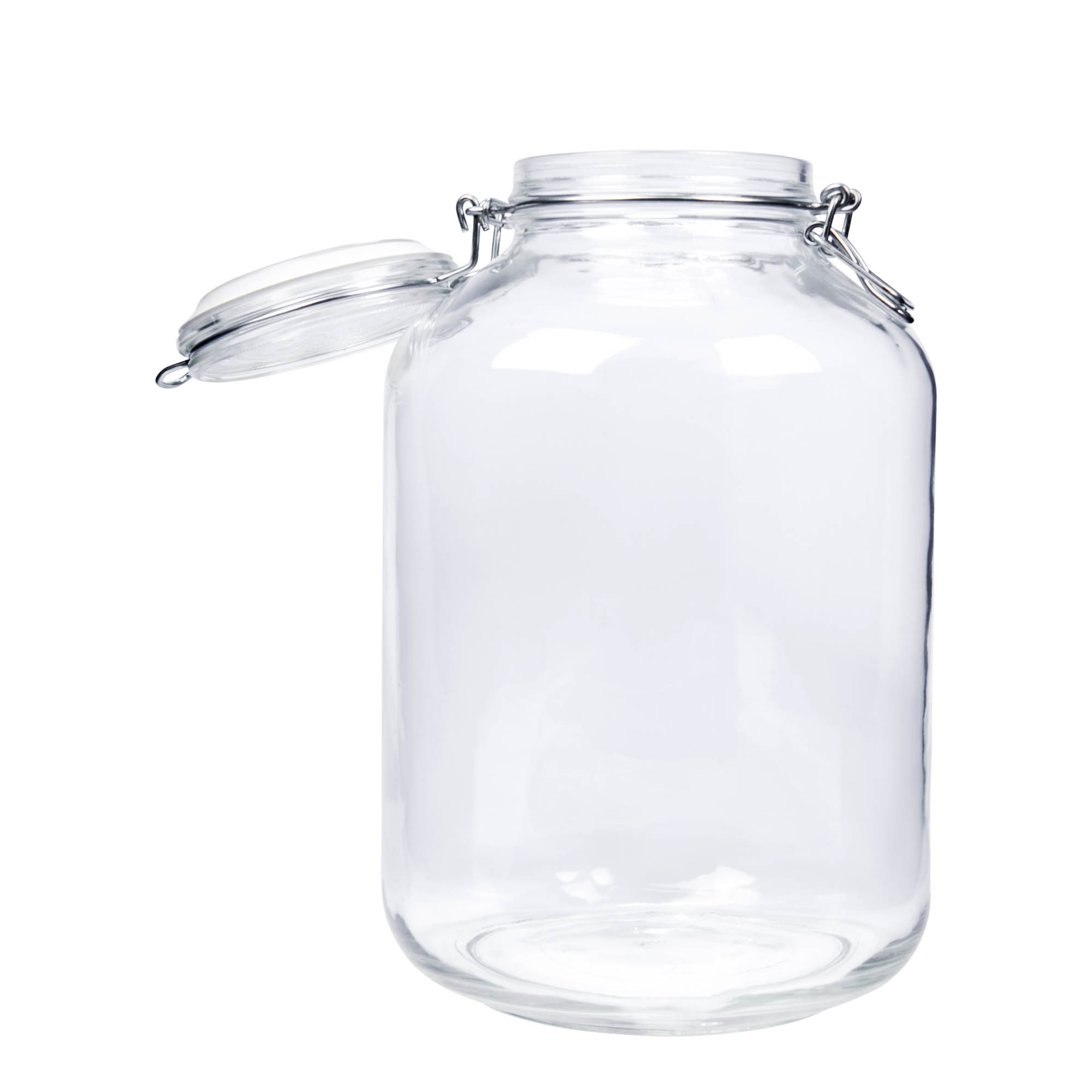 5 000 ml lankakahvallinen lasipurkki 'Fido', suuaukko: lankakahvalukko