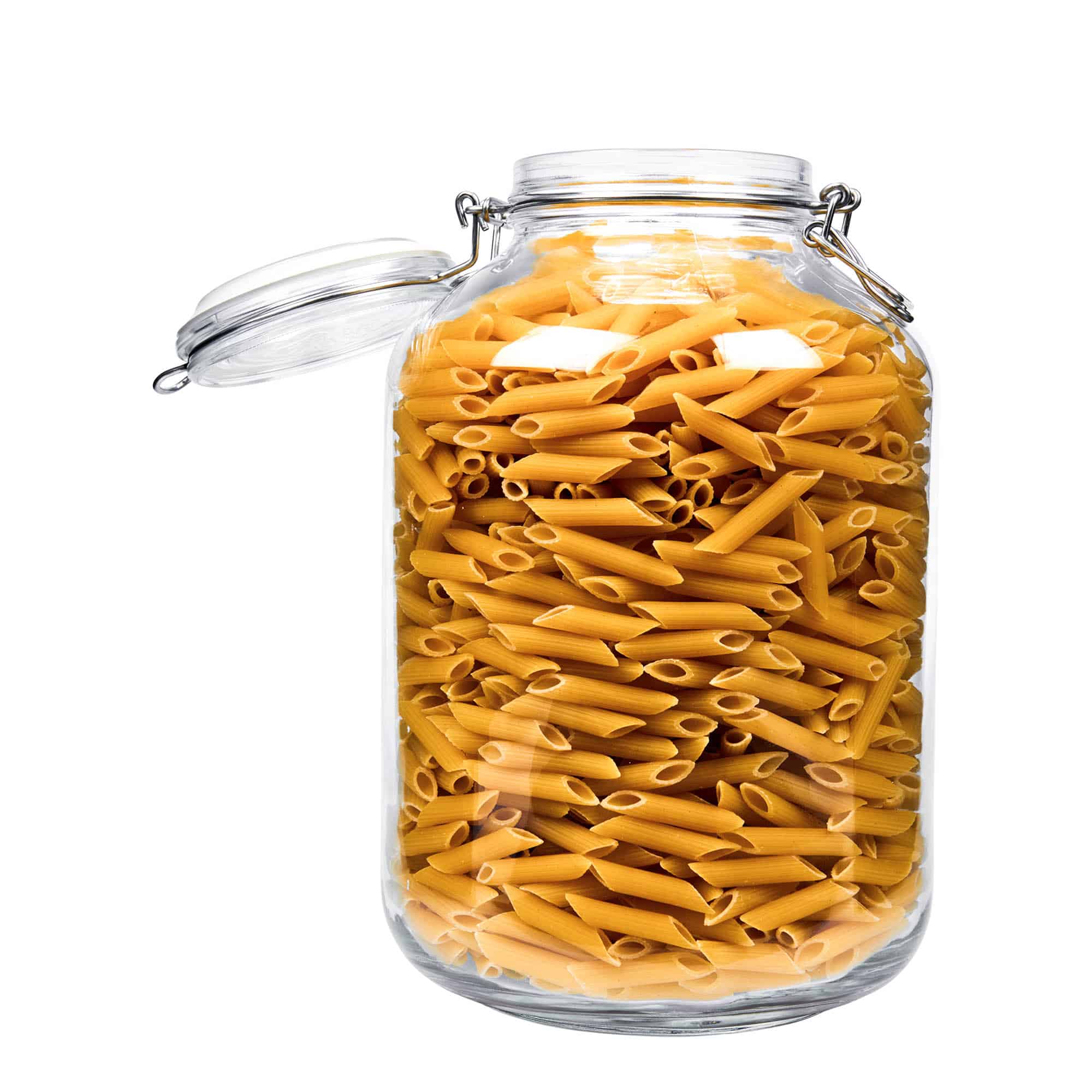 5 000 ml lankakahvallinen lasipurkki ”Fido”, suuaukko: lankakahvalukko