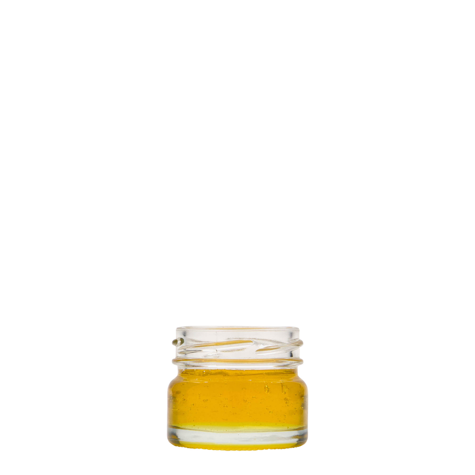 30 ml litteä pyöreä lasi, suuaukon tyyppi: Twist-off (TO 43)