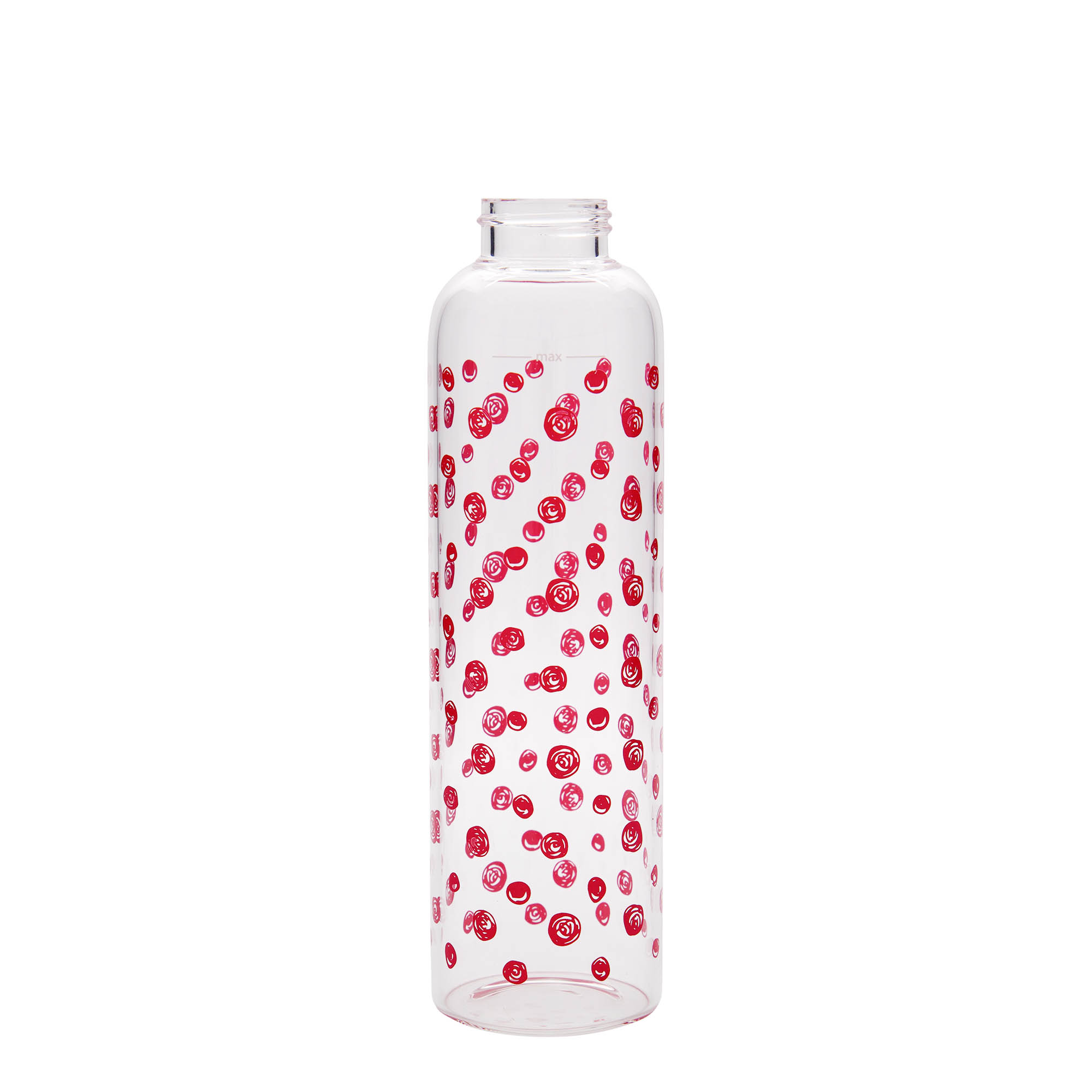 500 ml juomapullo 'Perseus - Punaiset pisteet', suuaukko: ruuvikorkki