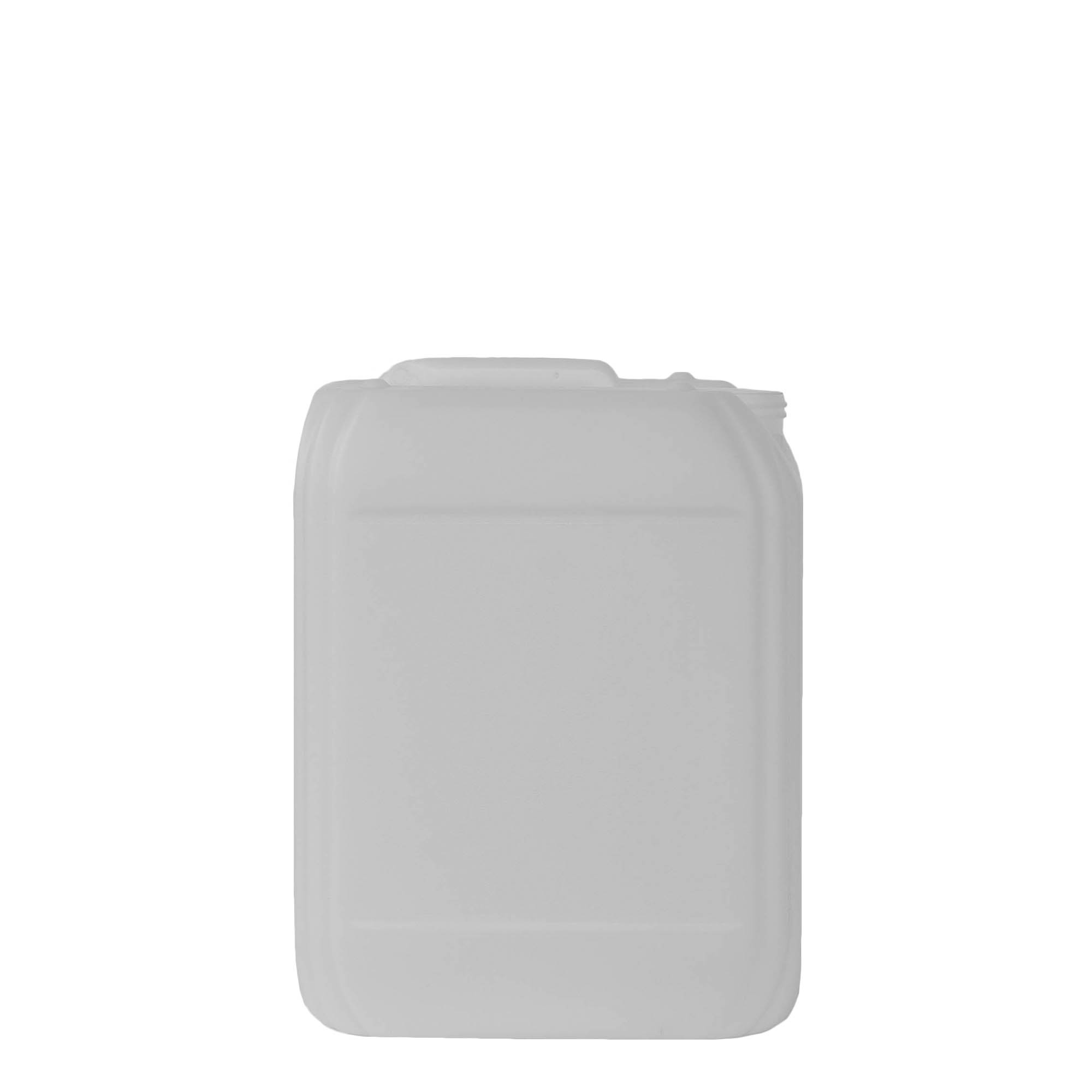 10 l kanisteri, suorakaide, HDPE-muovi, luonnonväri, suuaukon koko: ND 55