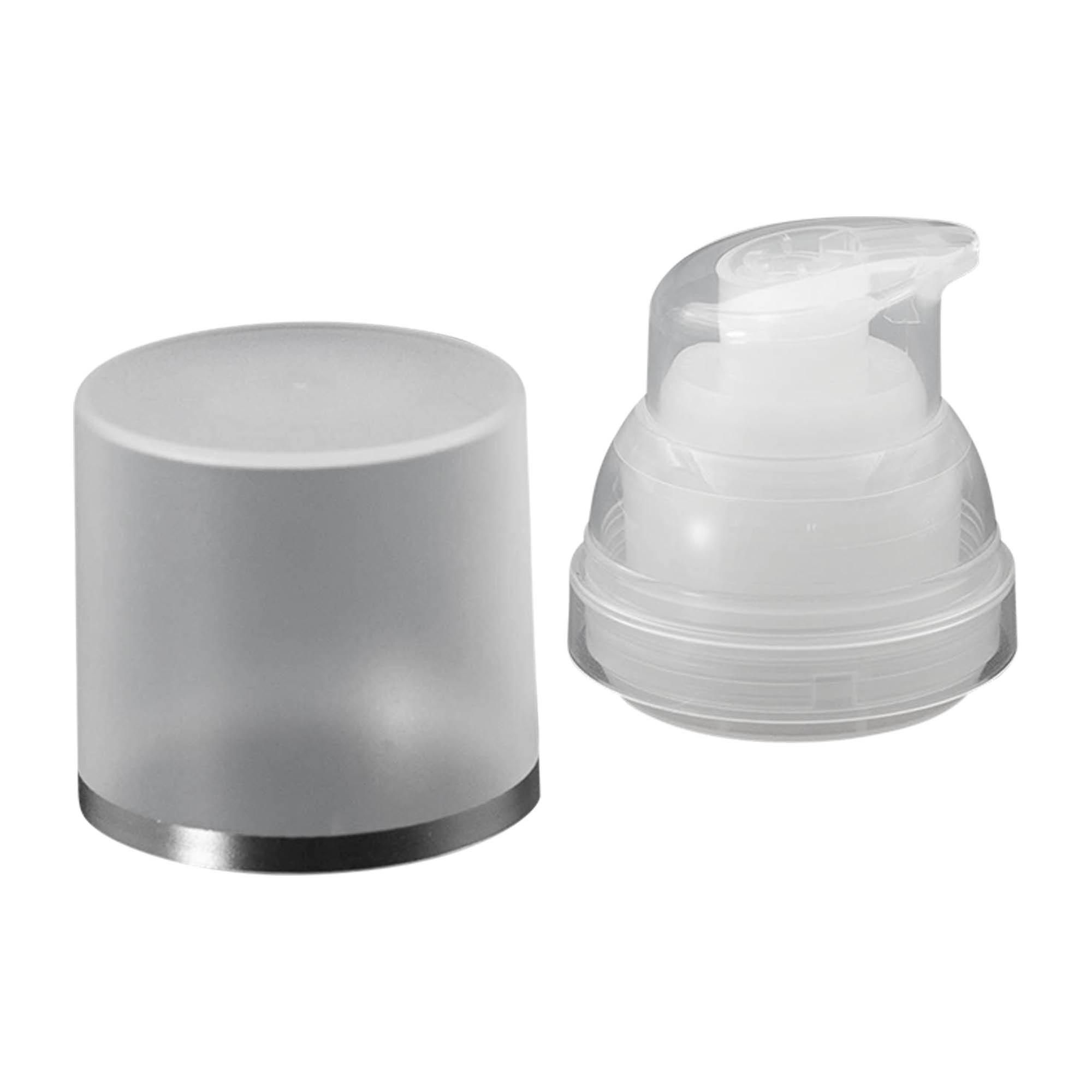 Airless-annostelupumpun pää 'Mezzo', PP-muovi, luonnonväri Airless-annostelupumpun pää 'Mezzo', PP-muovi, luonnonväri