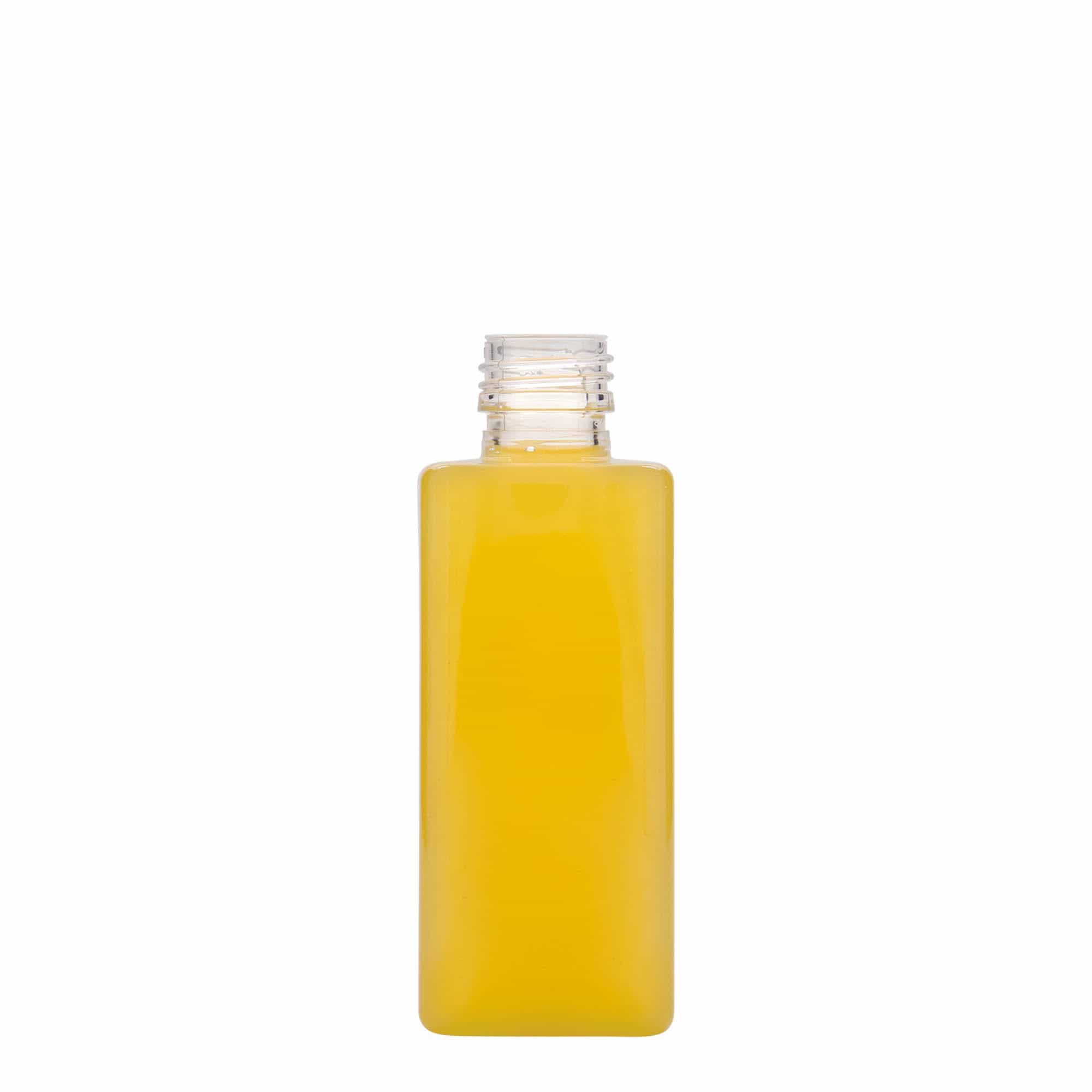250 ml PET-pullo 'Karl', nelikulmainen, muovia, suuaukko: PP 28 250 ml PET-pullo 'Karl', nelikulmainen, muovia, suuaukko: PP 28