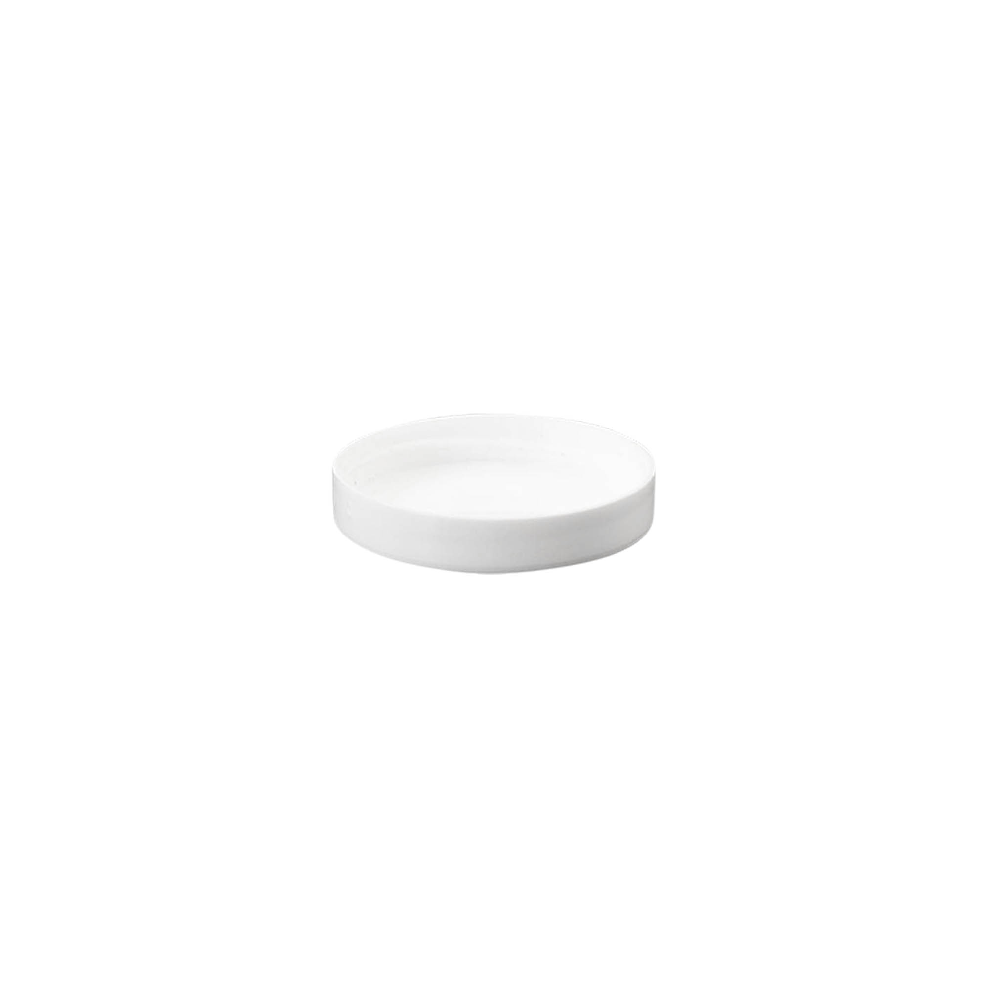 Ruuvikorkki 'White Line' 6 ml, PP-muovi, valkoinen