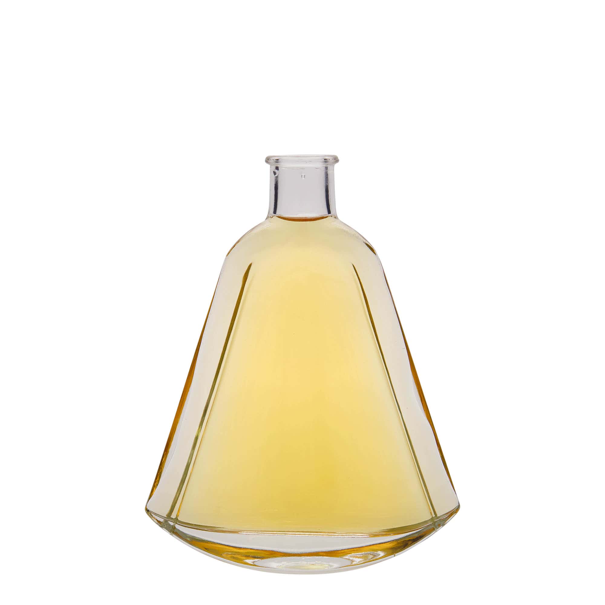 200 ml lasipullo 'Maurizio', ovaali, suuaukko: korkki