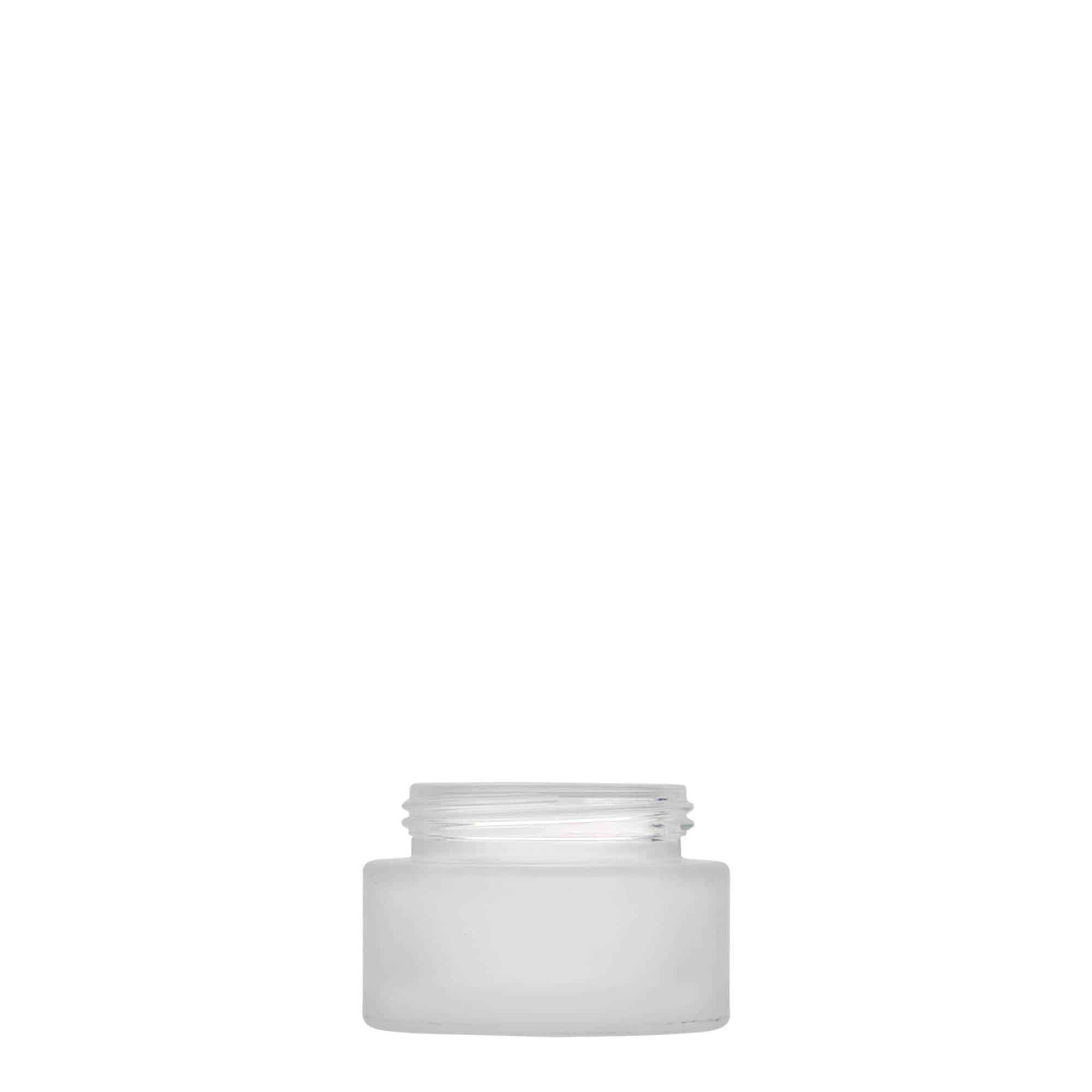 15 ml rasia 'Platin Edition', lasi, huurrettu, suu: Kierrekorkki 15 ml rasia 'Platin Edition', lasi, huurrettu, suu: Kierrekorkki