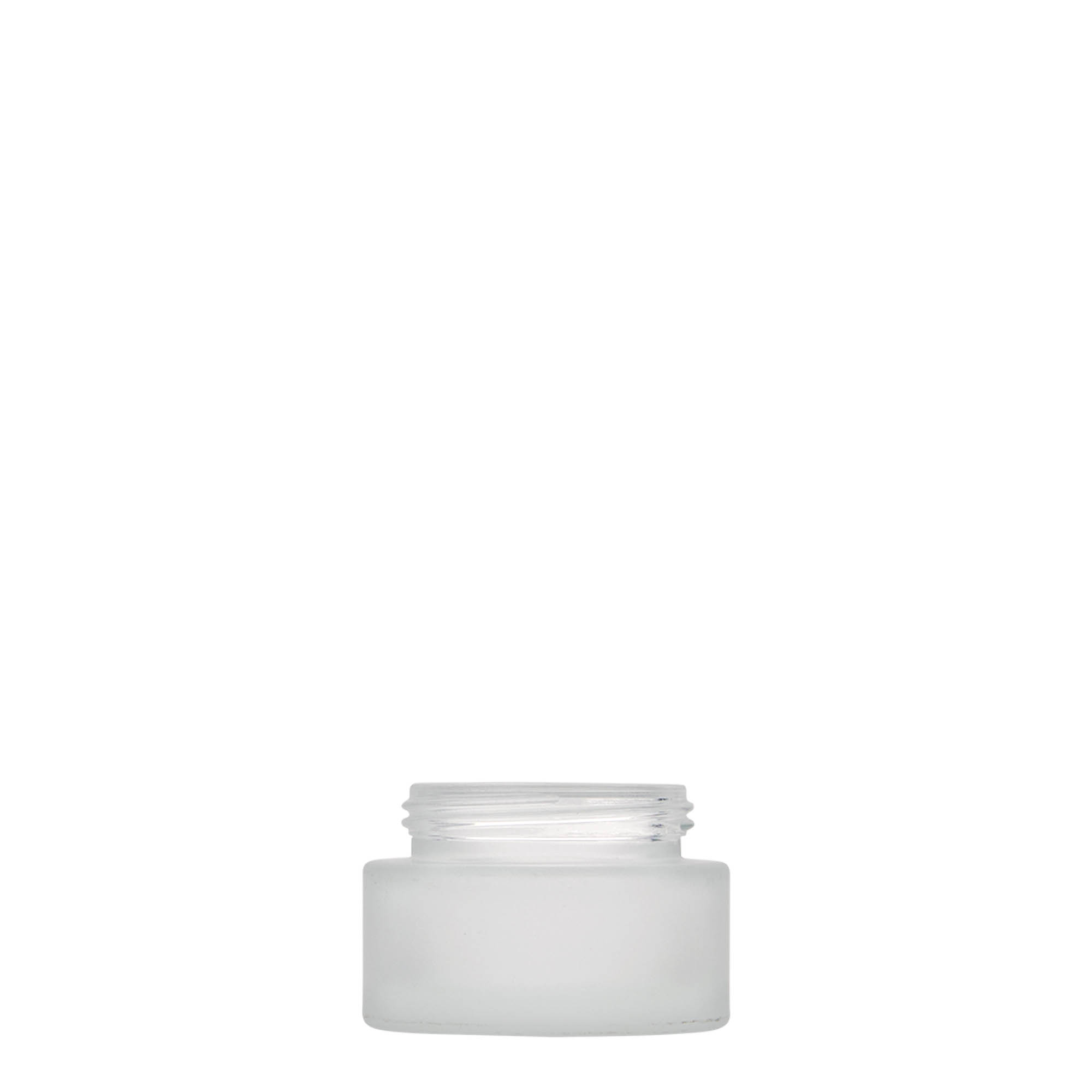 15 ml purkki 'Platin Edition', lasia, huurrettu, suuaukko: ruuvikorkki 15 ml purkki 'Platin Edition', lasia, huurrettu, suuaukko: ruuvikorkki