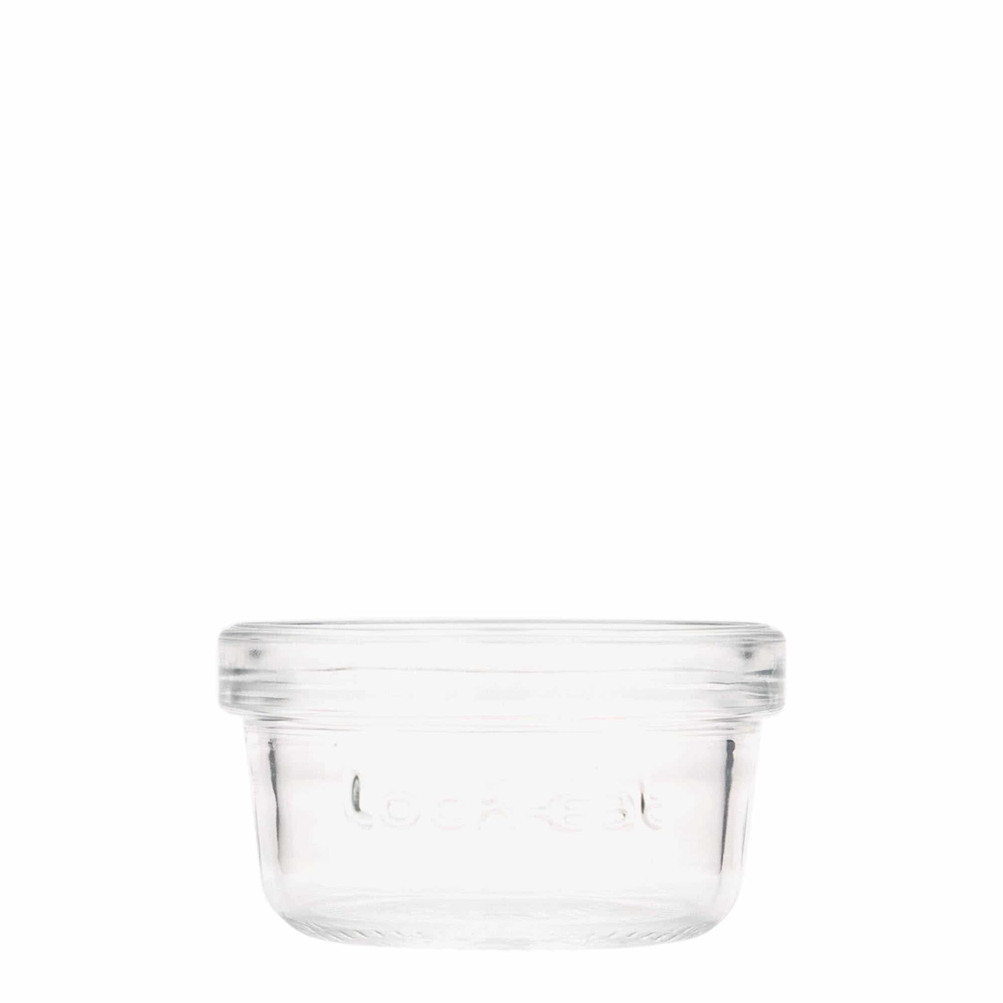 80 ml puristuskorkillinen lasipurkki 'Lock-Eat', suuaukko: puristuskorkki