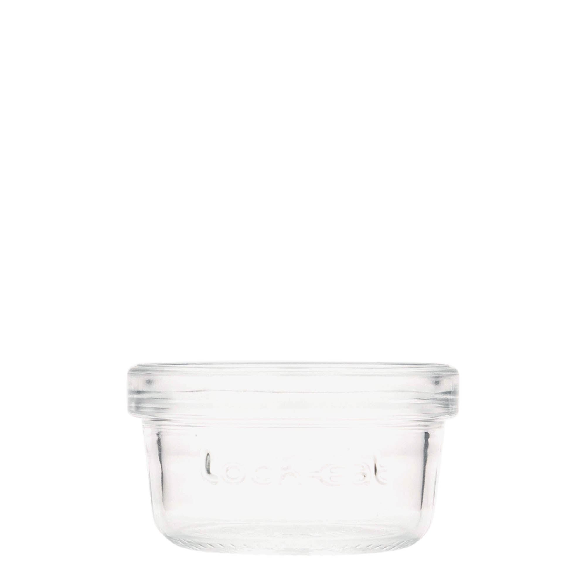 80 ml puristuskorkillinen lasipurkki 'Lock-Eat', suuaukko: puristuskorkki