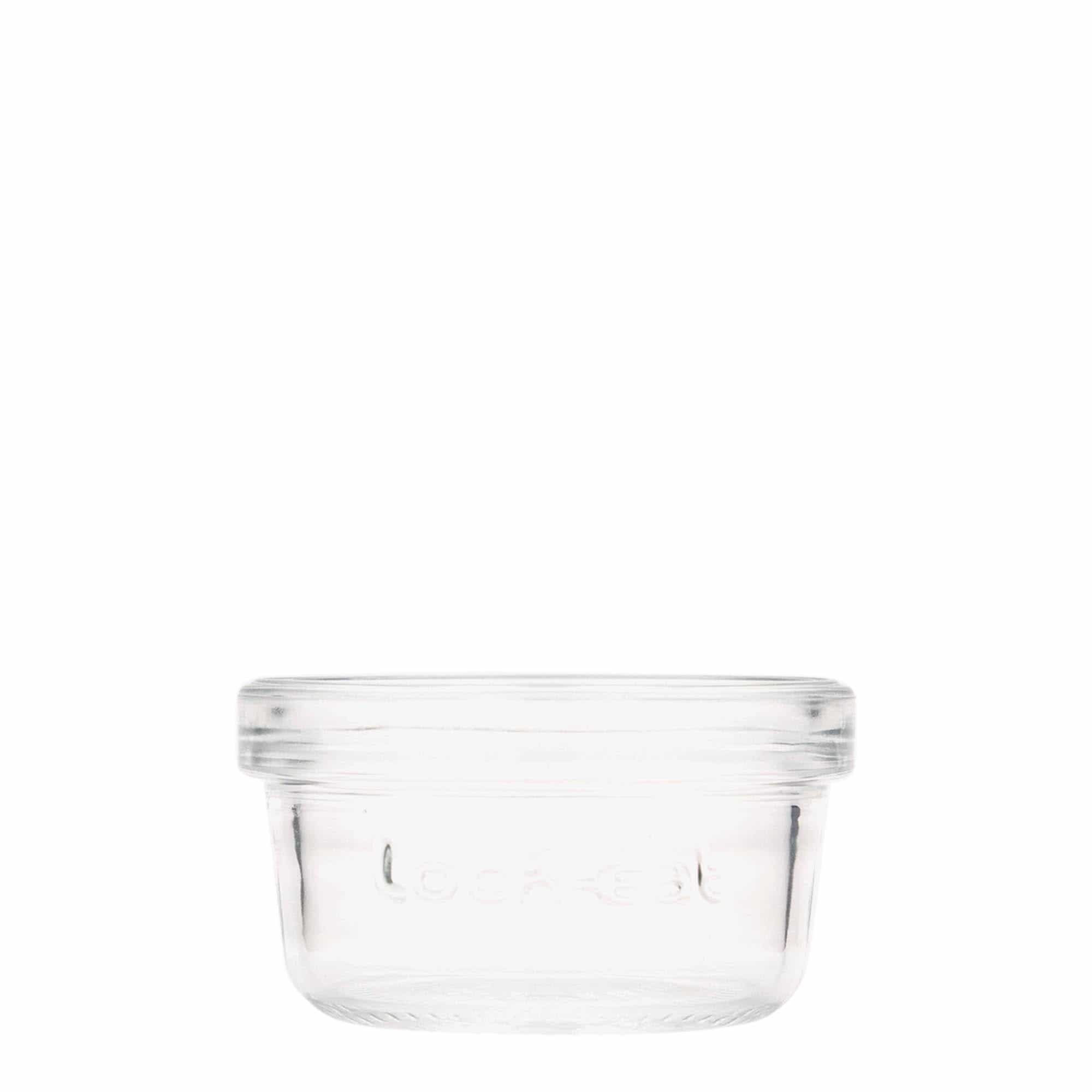 80 ml puristuskorkillinen lasipurkki 'Lock-Eat', suuaukko: puristuskorkki