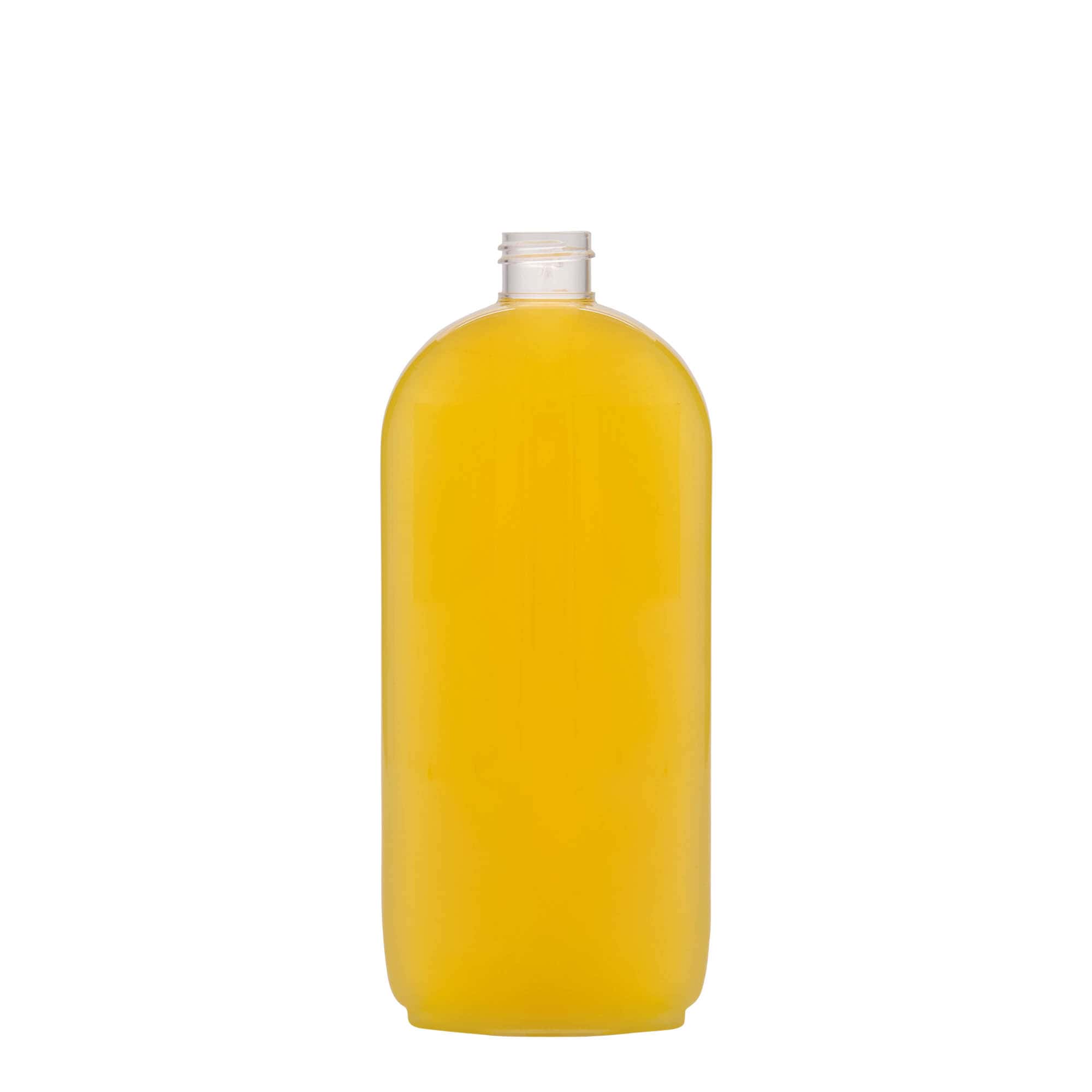 500 ml PET-pullo 'Iris', ovaali, muovia, suuaukko: 24/410