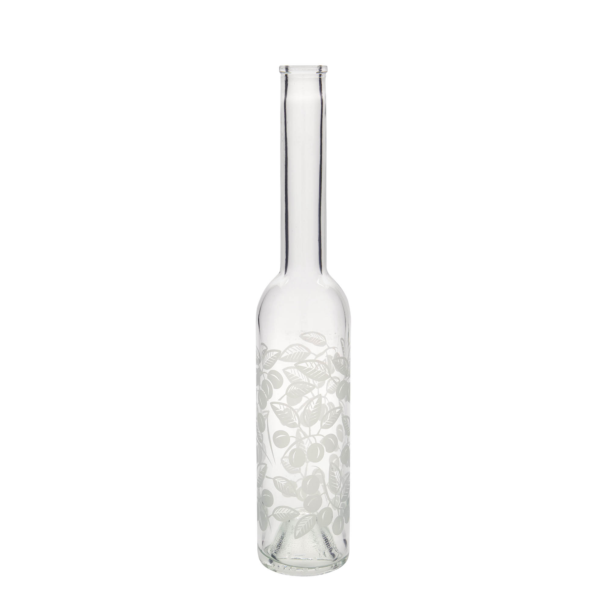 350 ml lasipullo 'Opera', koriste: Mirabellen, suuaukko: korkki 350 ml lasipullo 'Opera', koriste: Mirabellen, suuaukko: korkki