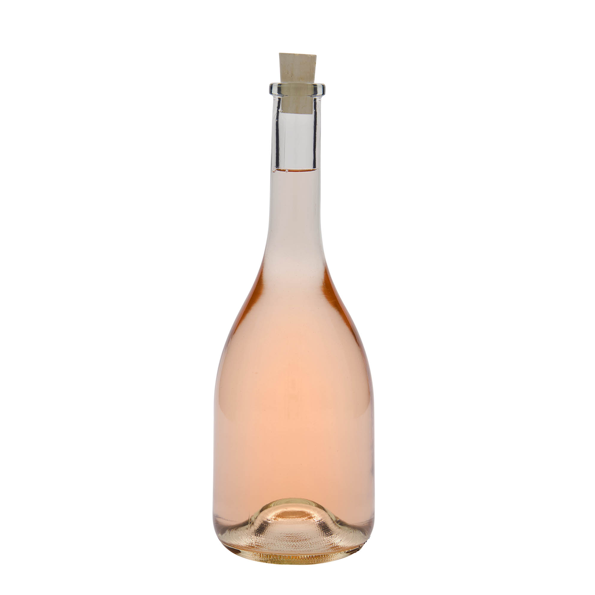 750 ml lasipullo 'Rustica', suuaukko: korkki