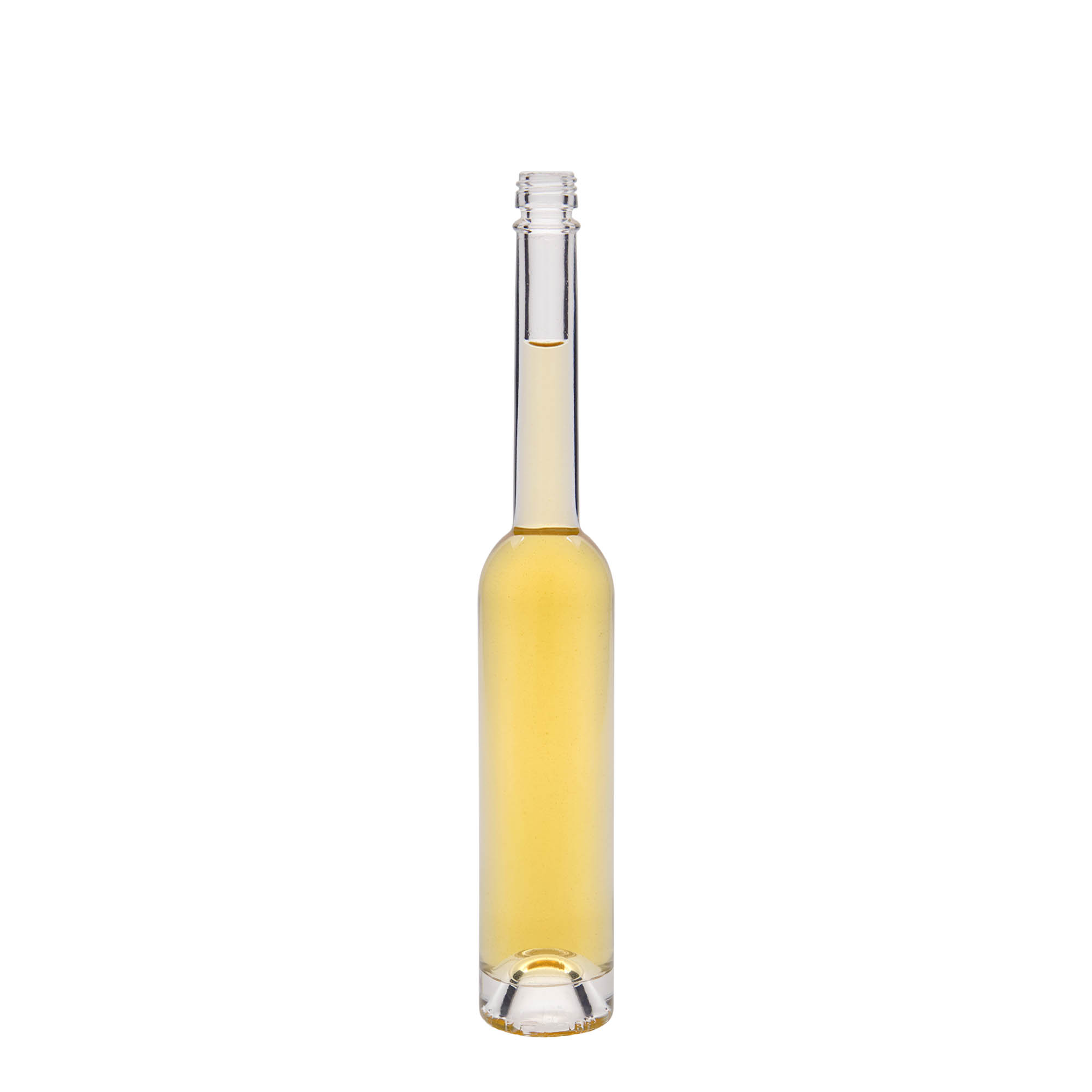 100 ml lasipullo 'Platina', suu: PP 18