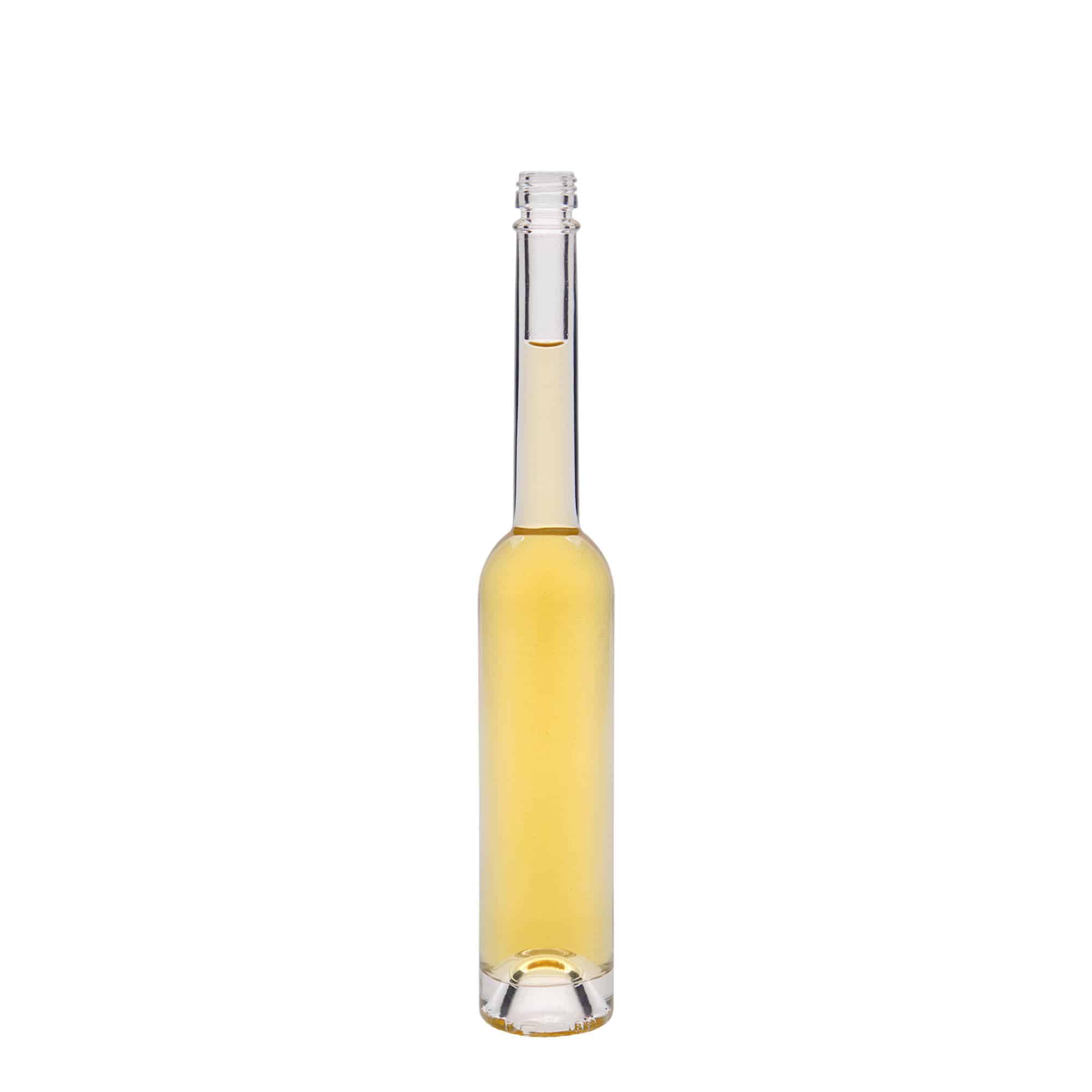 100 ml lasipullo 'Platina', suuaukko: PP 18 100 ml lasipullo 'Platina', suuaukko: PP 18