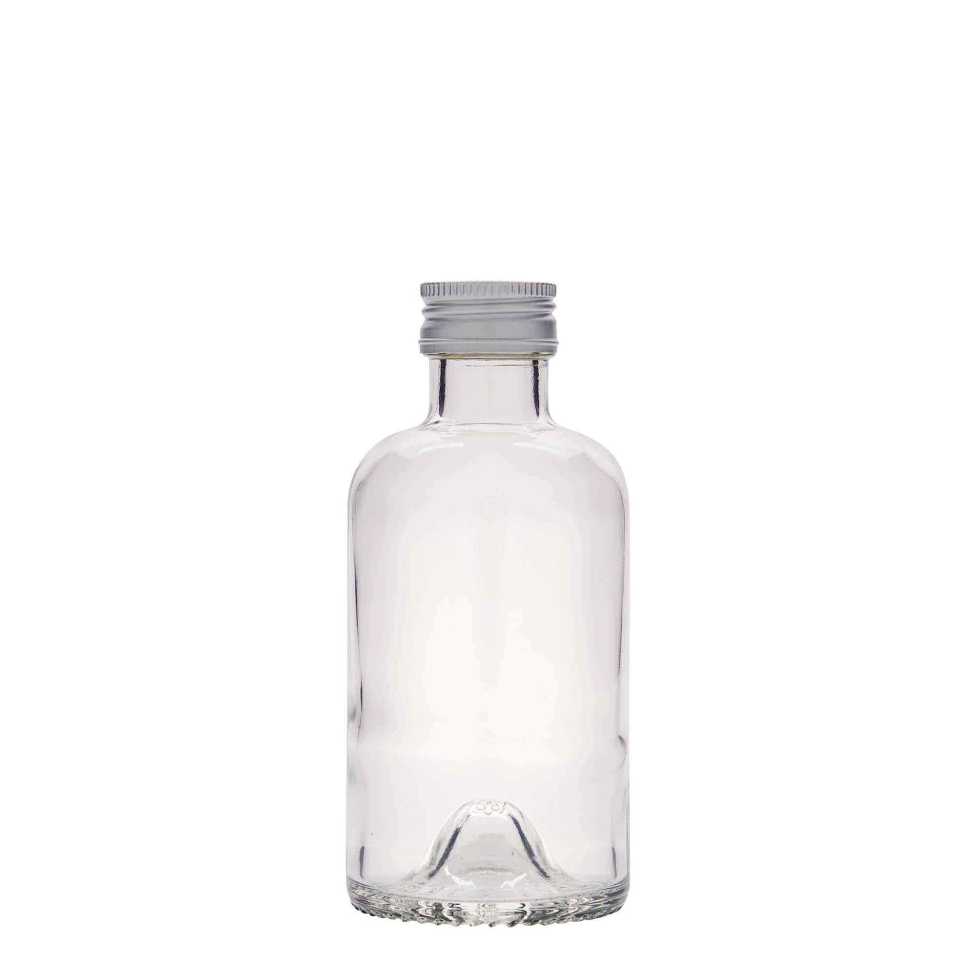 250 ml lasipullo apteekkarille, suuaukko: PP 31,5