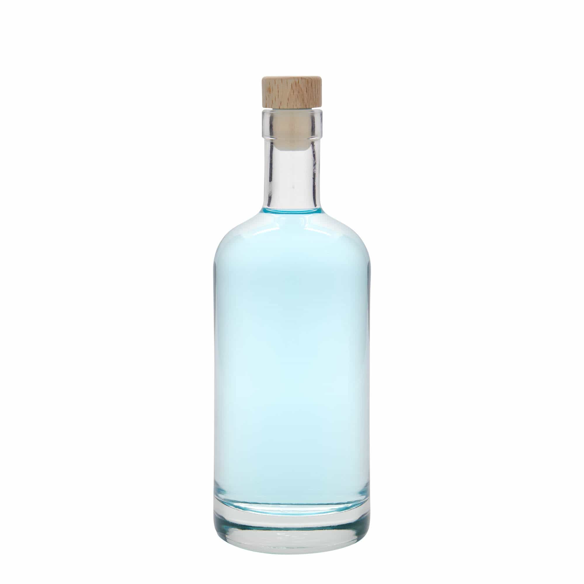500 ml lasipullo 'Linea Uno', suuaukko: korkki