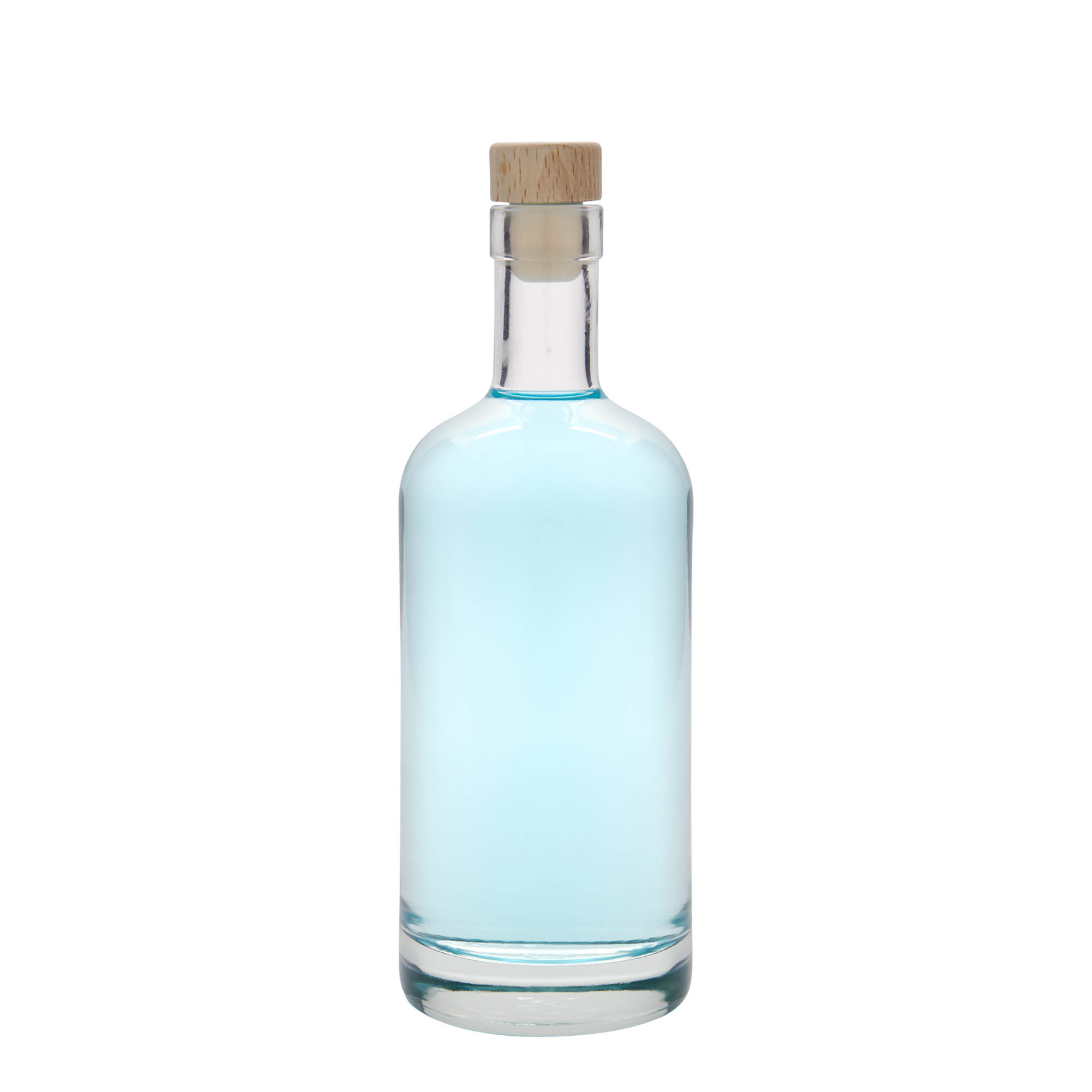500 ml lasipullo 'Linea Uno', suuaukko: korkki