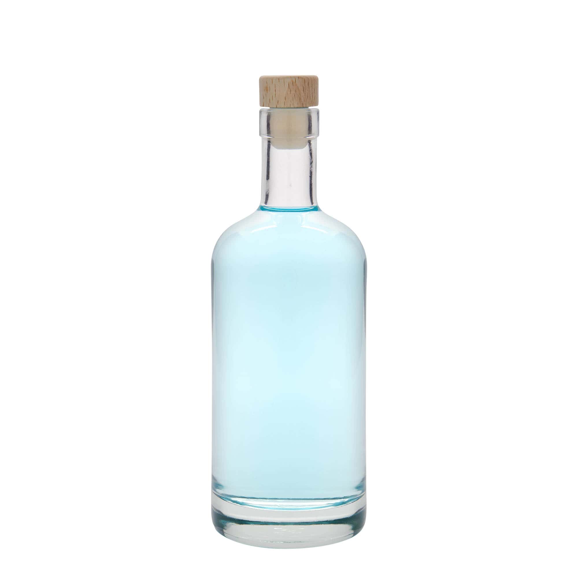 500 ml lasipullo 'Linea Uno', suuaukko: korkki
