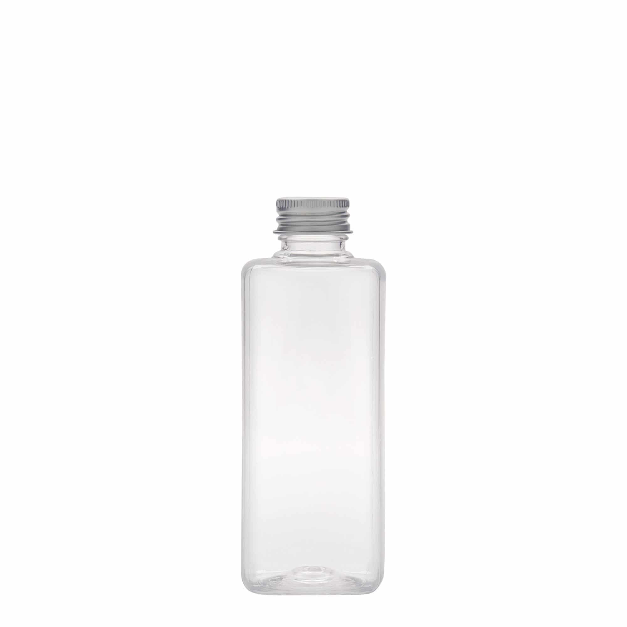 200 ml PET-pullo 'Karl', neliö, muovi, suu: GPI 24/410 200 ml PET-pullo 'Karl', neliö, muovi, suu: GPI 24/410