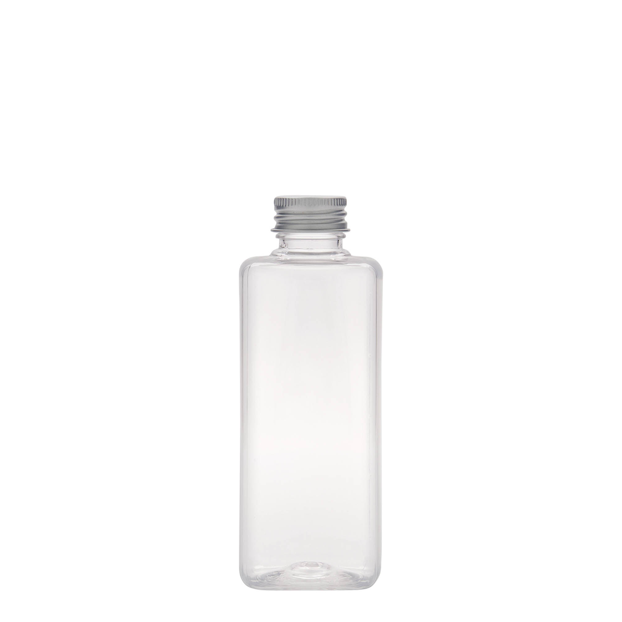 200 ml PET-pullo 'Karl', neliö, muovi, suuaukko: 24/410