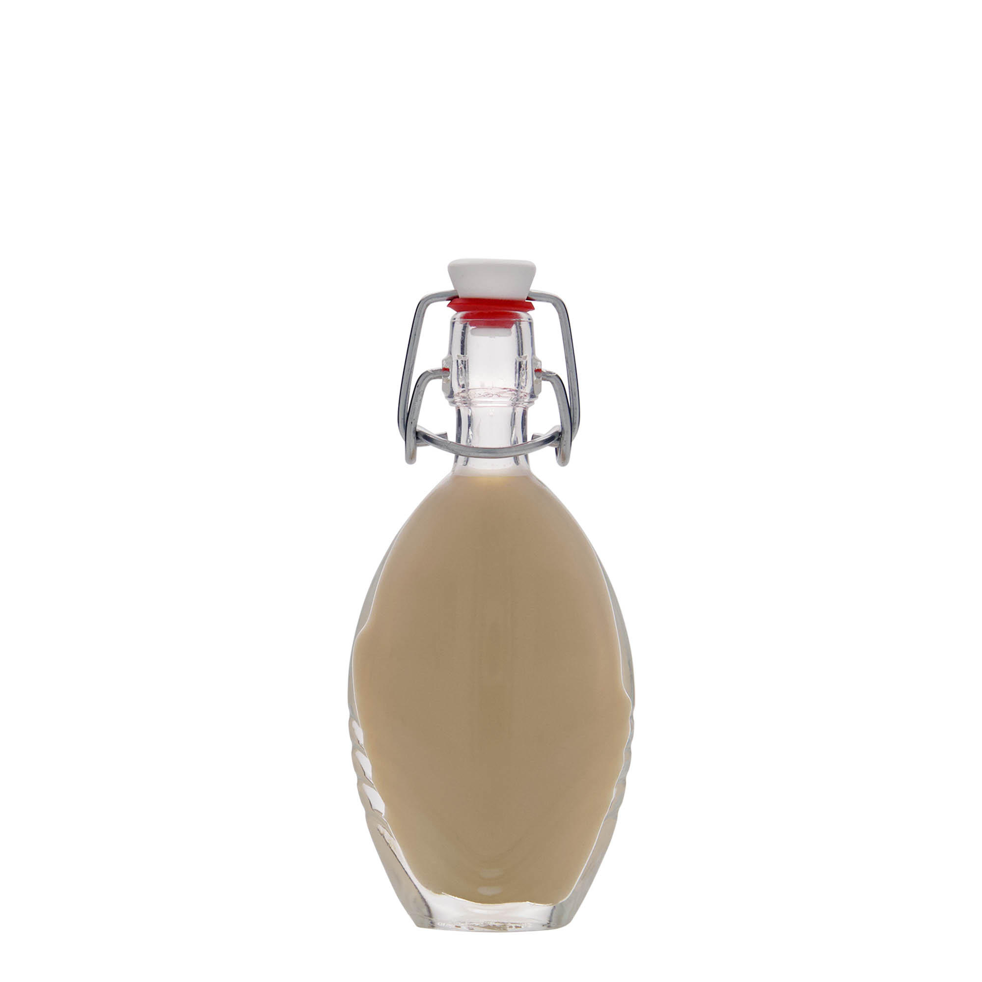 40 ml lasipullo ”Florence”, ovaali, suuaukko: peltisuljin