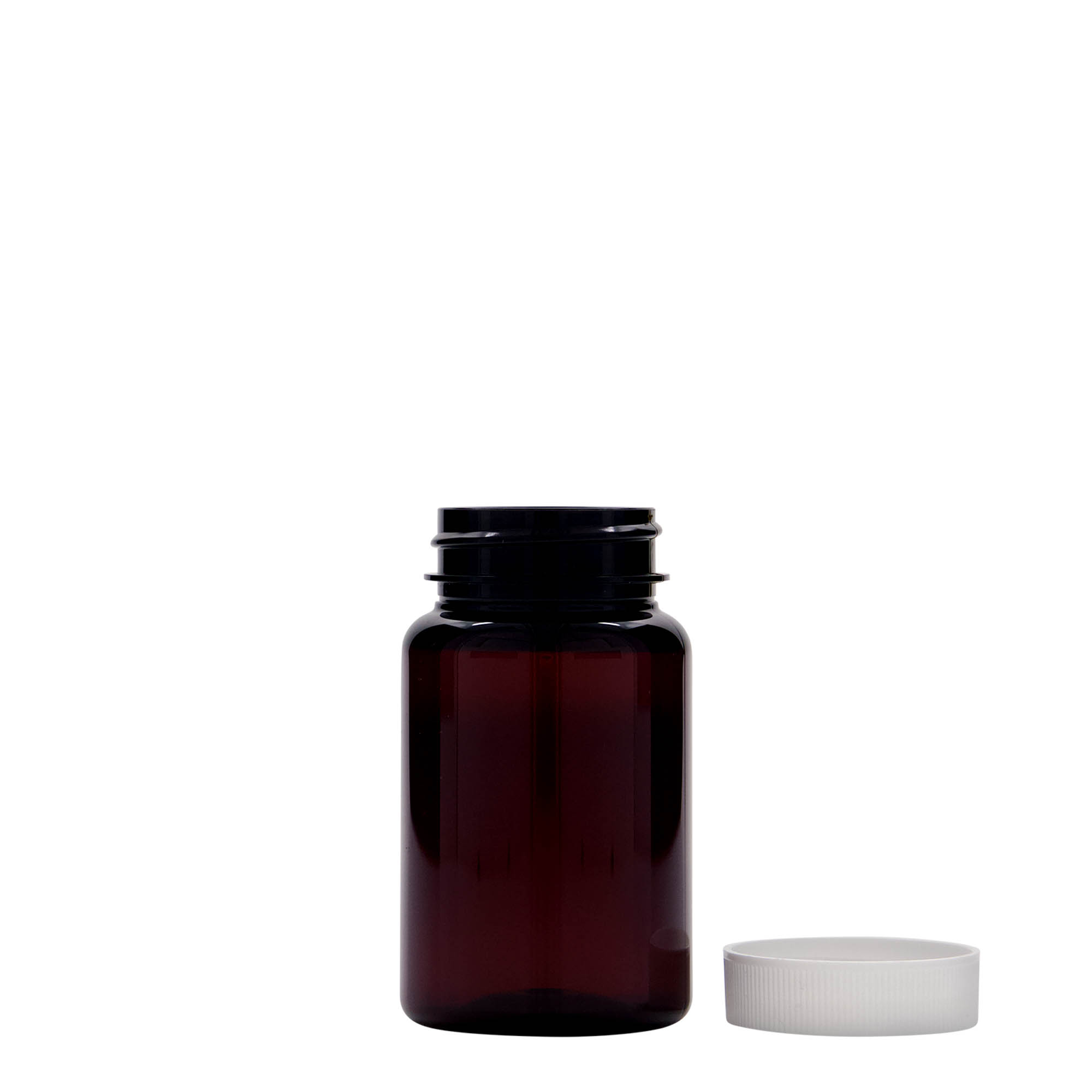 75 ml PET-pakkaus, muovi, ruskea, suuaukko: 38/400 75 ml PET-pakkaus, muovi, ruskea, suuaukko: 38/400