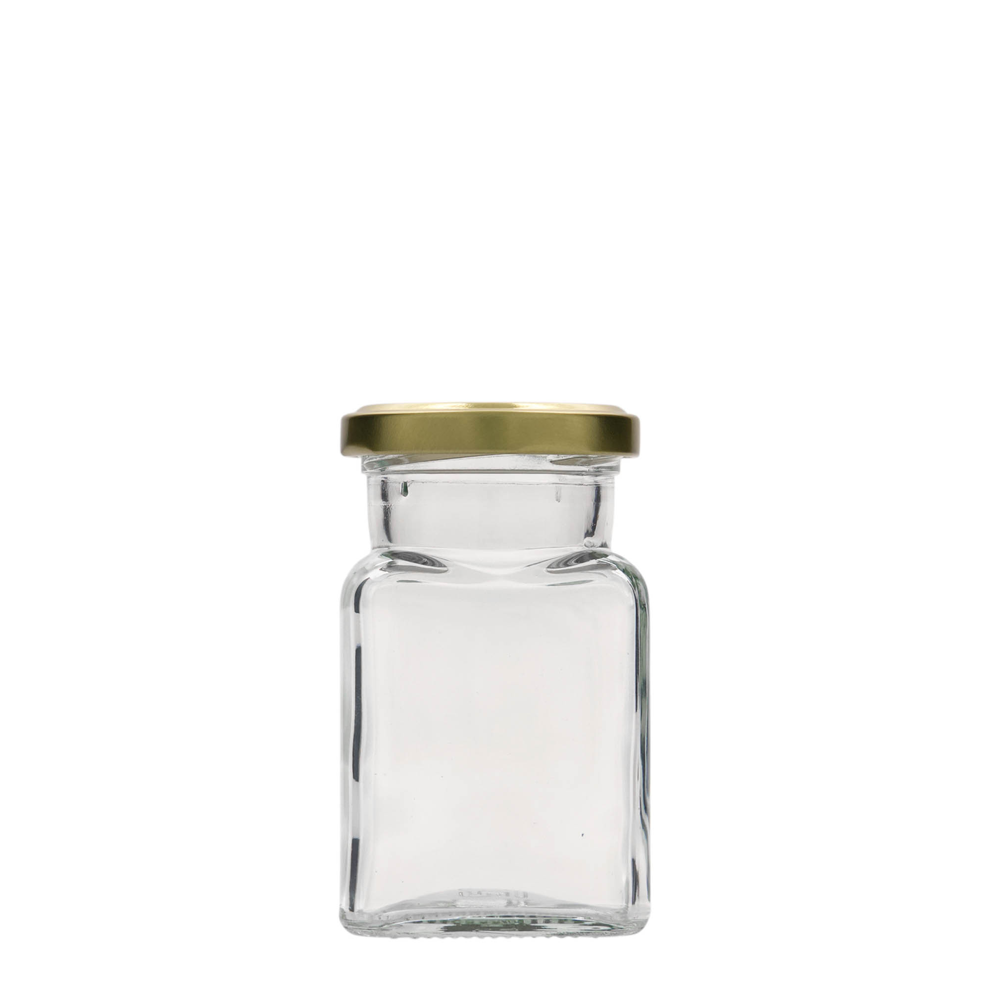 150 ml nelikulmainen lasi, suuaukko: Twist-Off (TO 53) 150 ml nelikulmainen lasi, suuaukko: Twist-Off (TO 53)