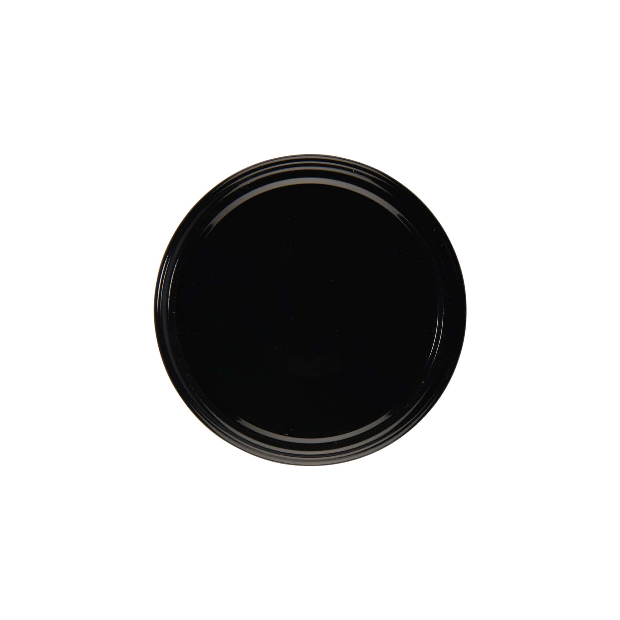 Twist-Off-kansi, valkoinen pelti, musta, suuaukolle: TO 82